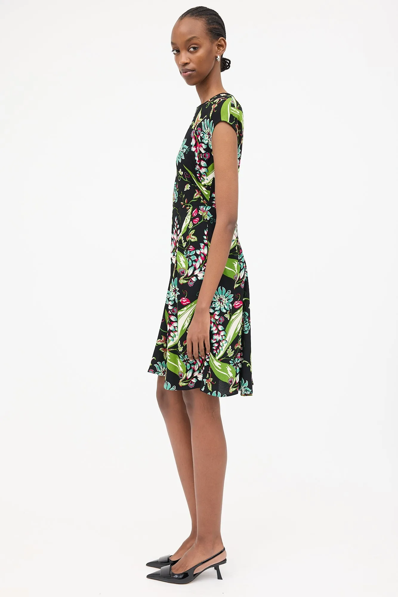 2013 Crepe Floral Dress