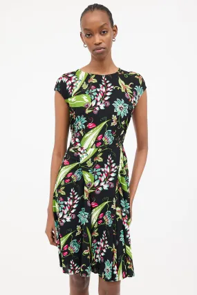 2013 Crepe Floral Dress