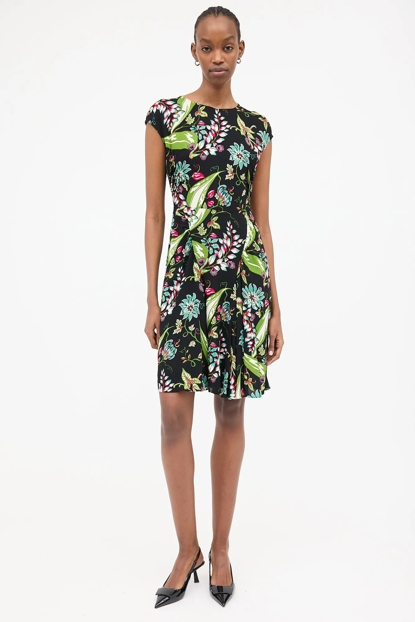 2013 Crepe Floral Dress