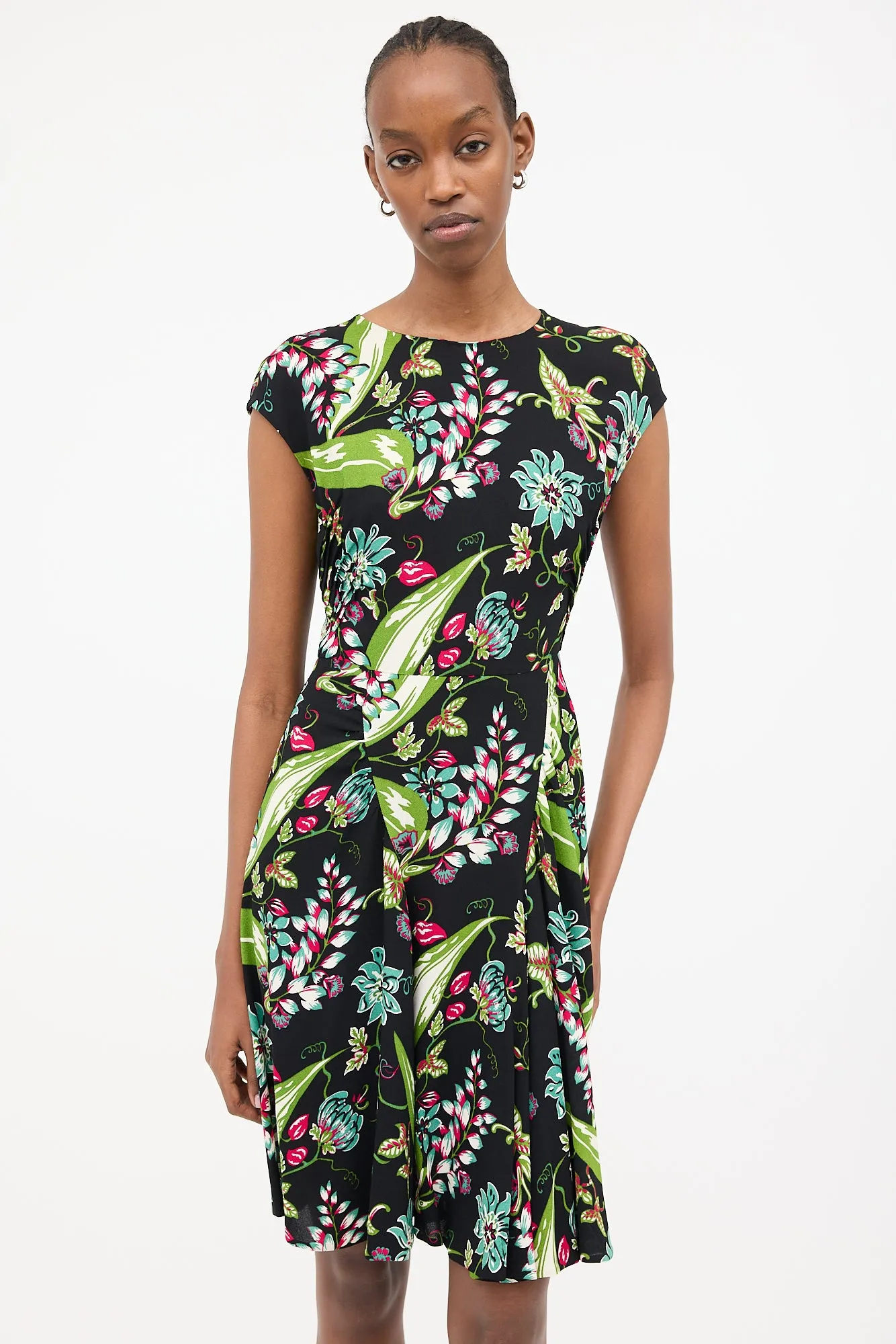 2013 Crepe Floral Dress
