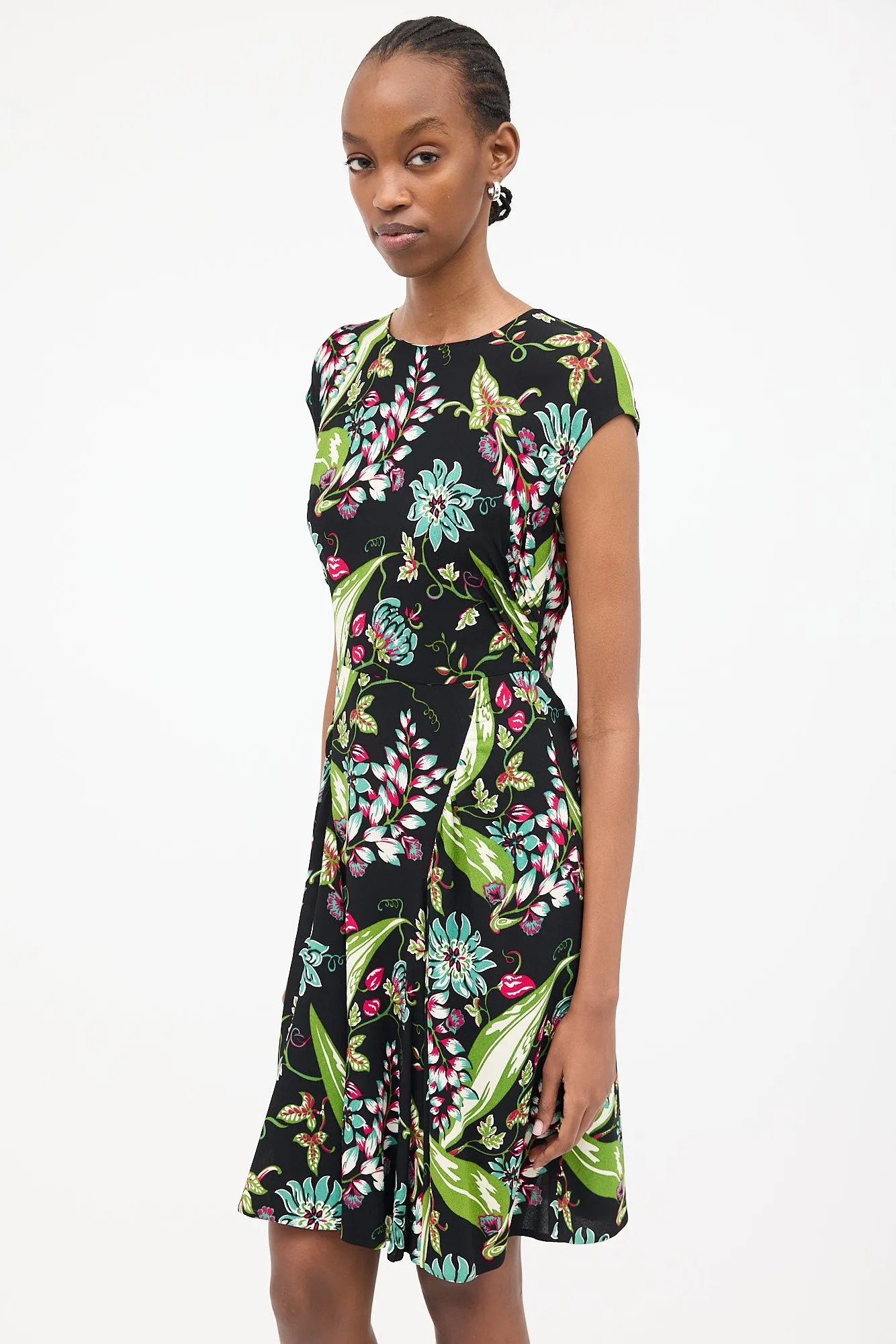 2013 Crepe Floral Dress