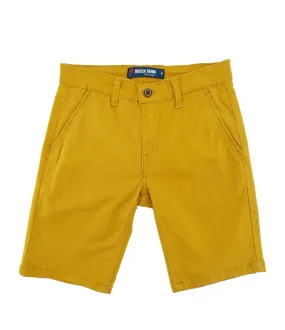 AB13242, Boy's British Denim, Bermuda Solid Stretch Shorts