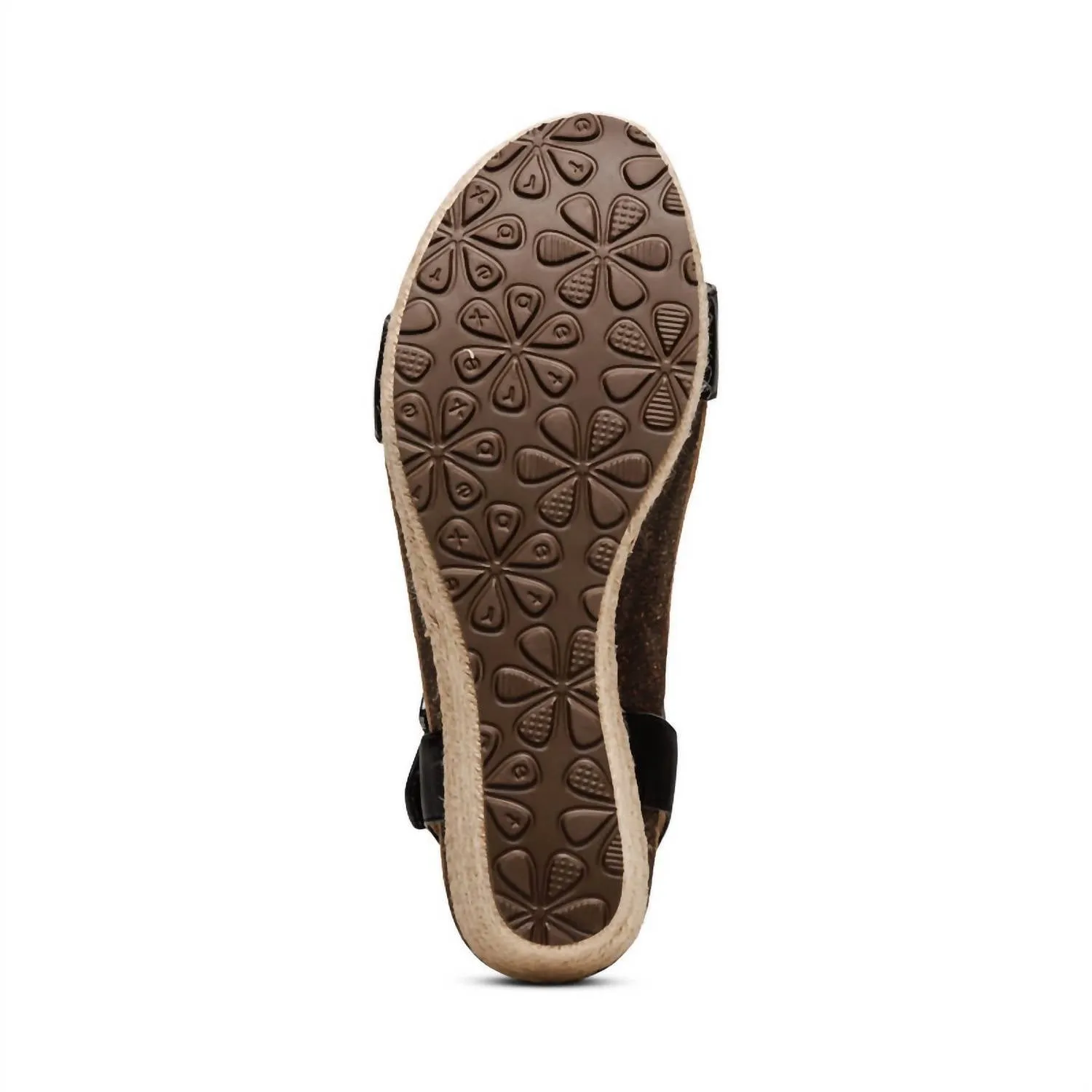 Aetrex - SYDNEY QUARTER STRAP ESPADRILLE WEDGE SANDAL