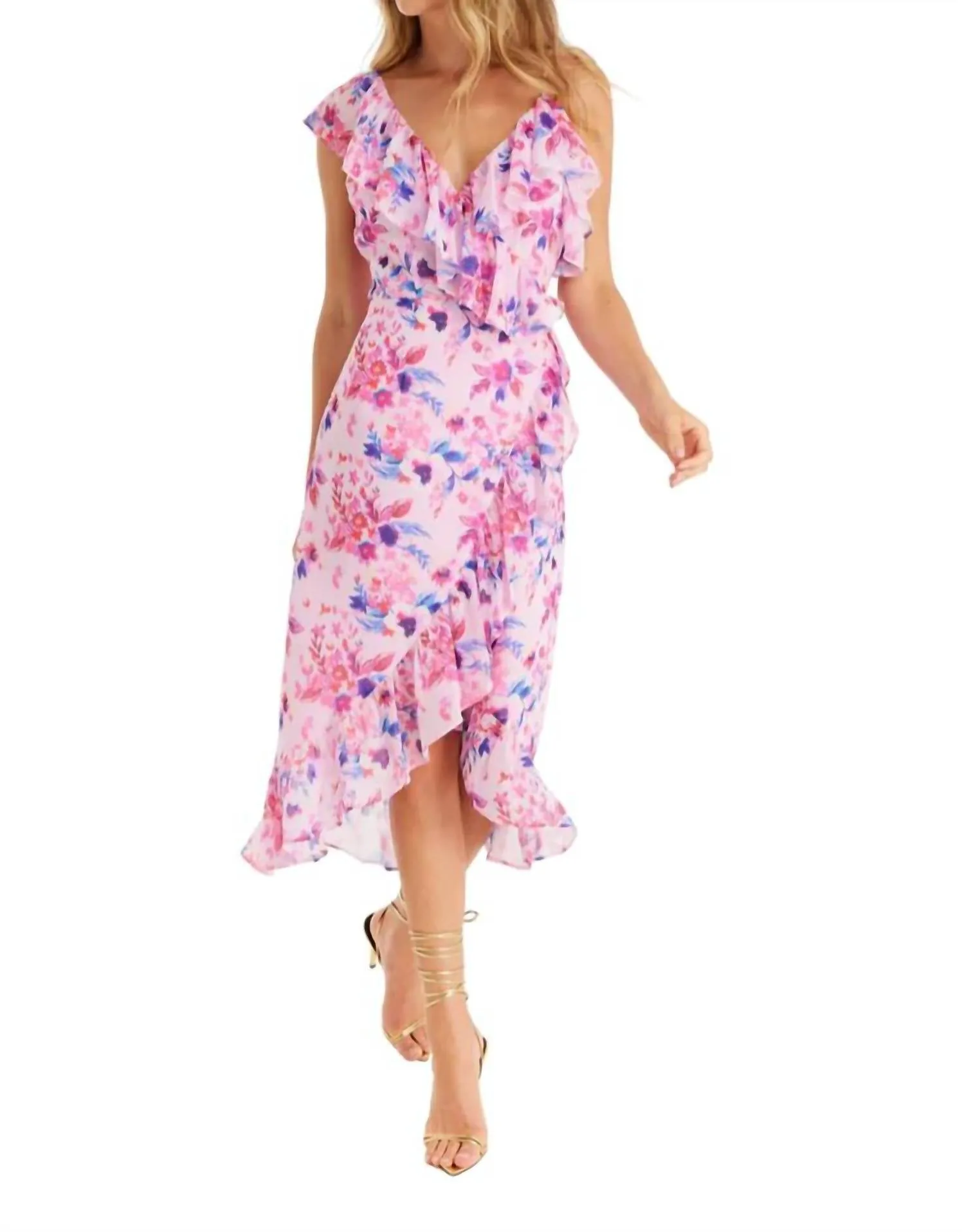 Allison New York - Ophelia Wrap Midi Dress