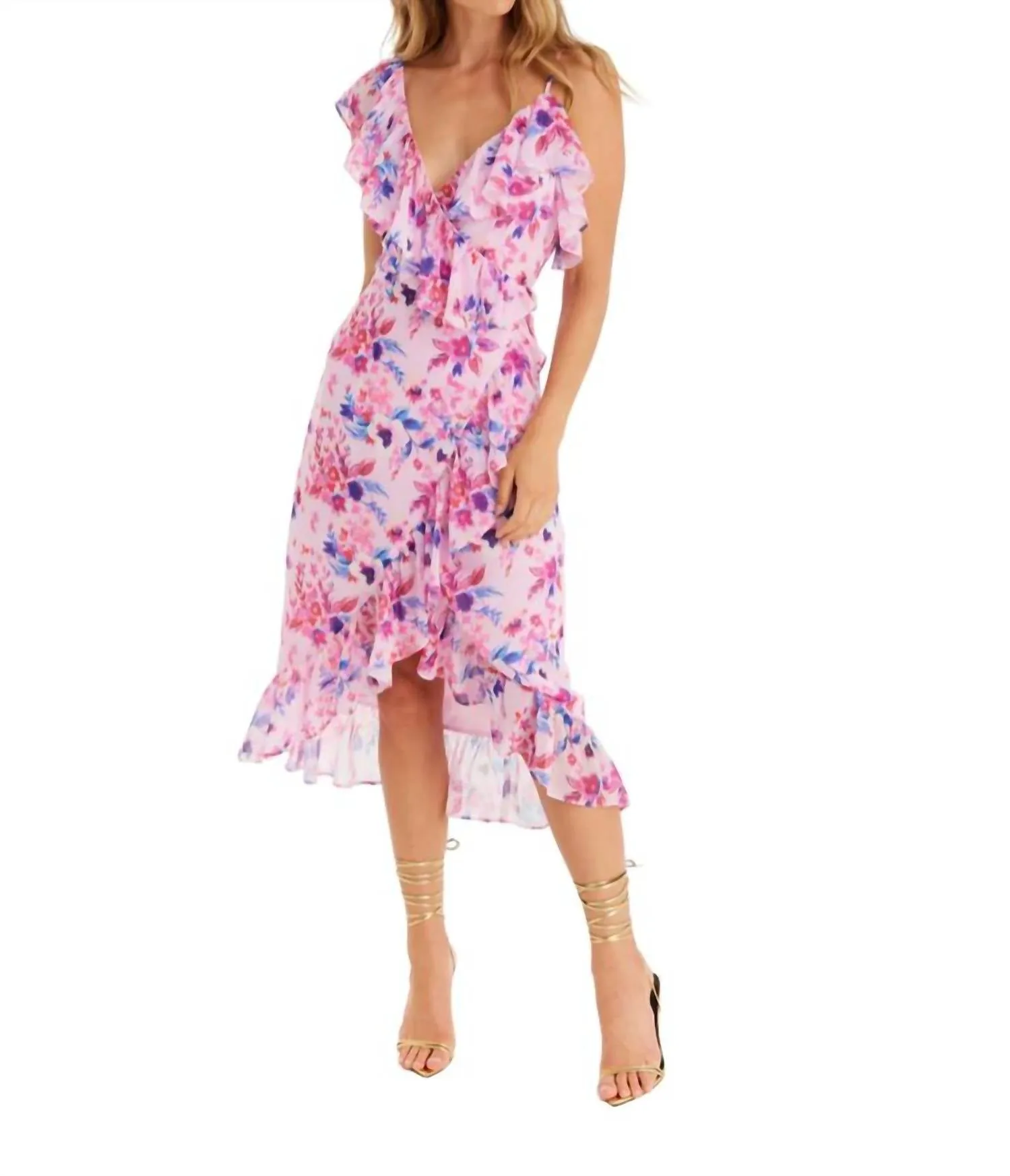 Allison New York - Ophelia Wrap Midi Dress