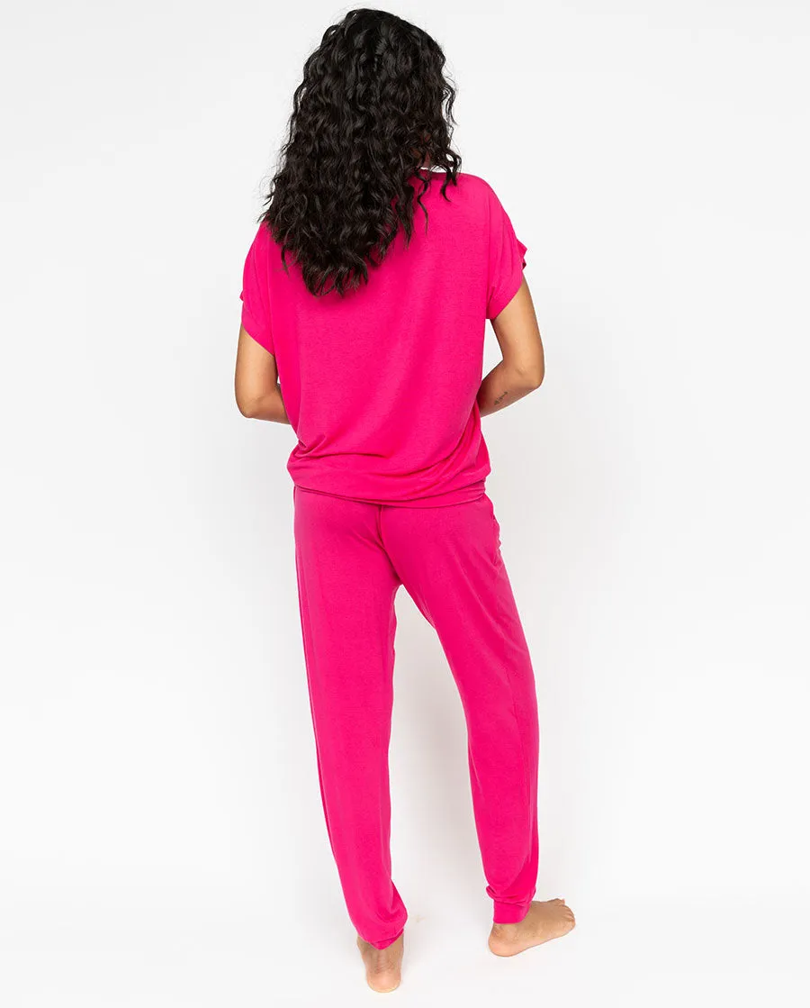 Aria Womens Jersey Pyjama Bottoms
