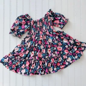 Beauty In Bloom Smocked Ruffle Dress