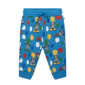 Blue Spray Can Joggers