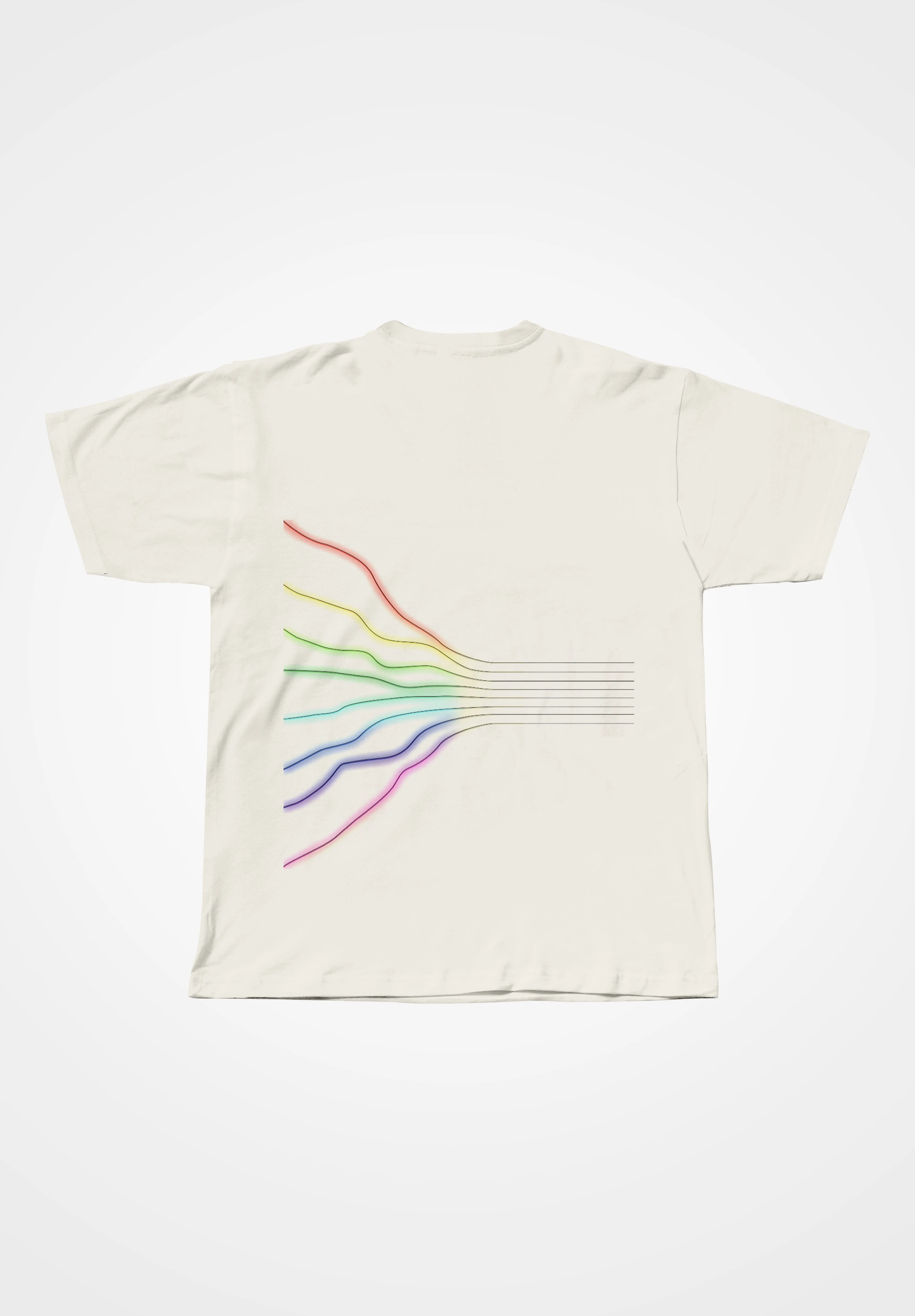 Bone Rainbow Lightening tee