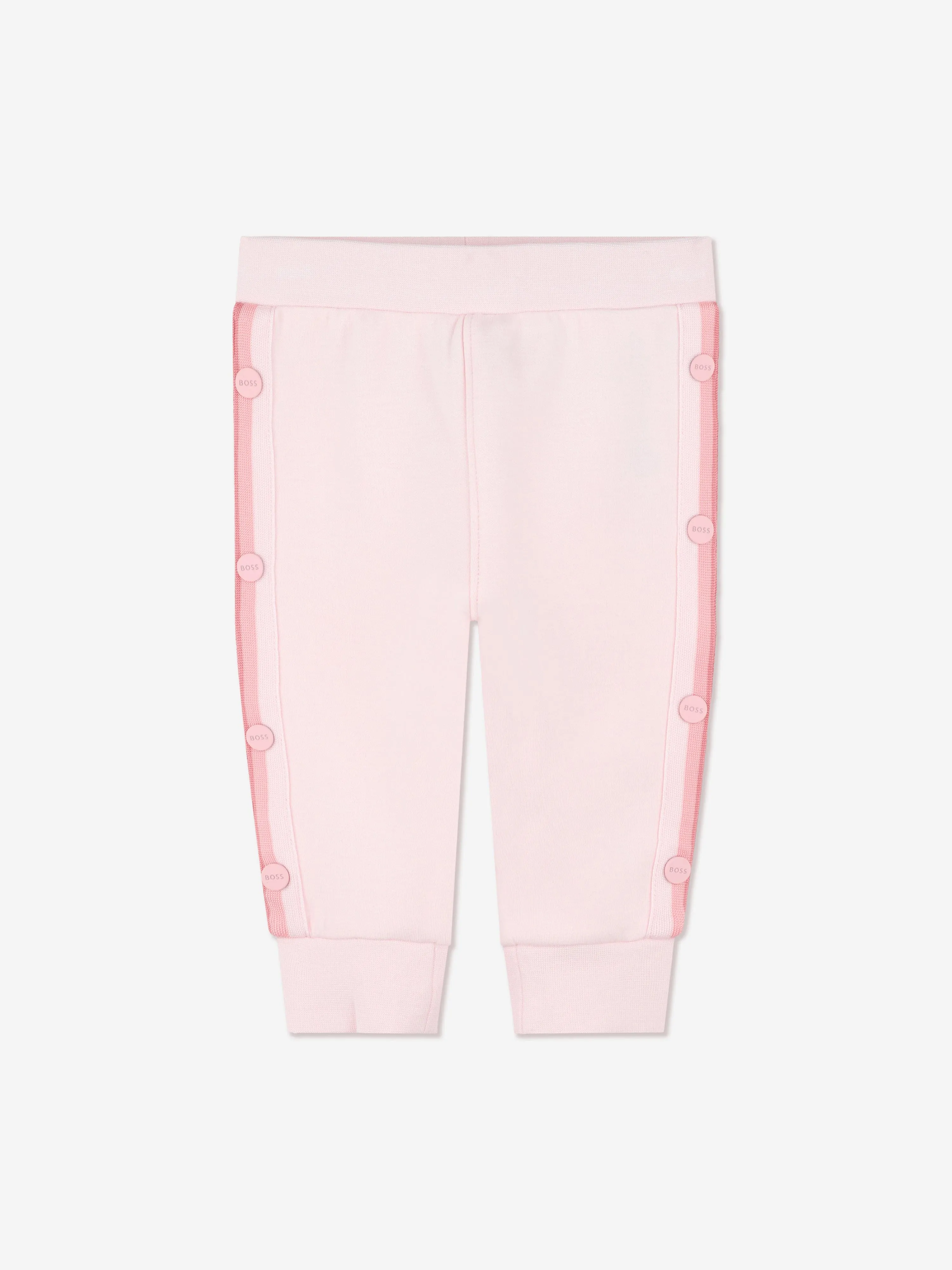 BOSS Baby Girls 3 Piece Tracksuit Gift Set in Pink