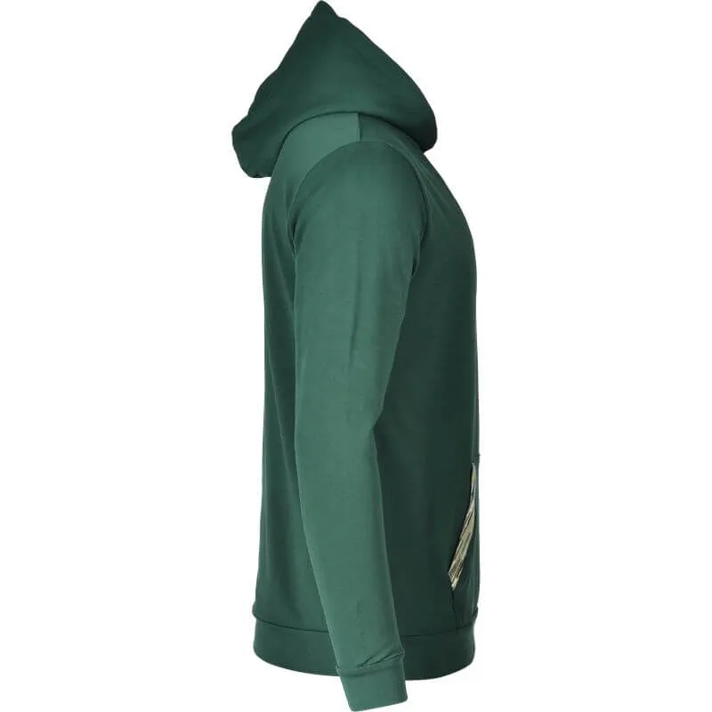 Boys Green Space-Dye Trim Cotton Tracksuit