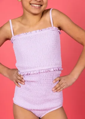 Bright Lilac | Mini Smocked Bottoms