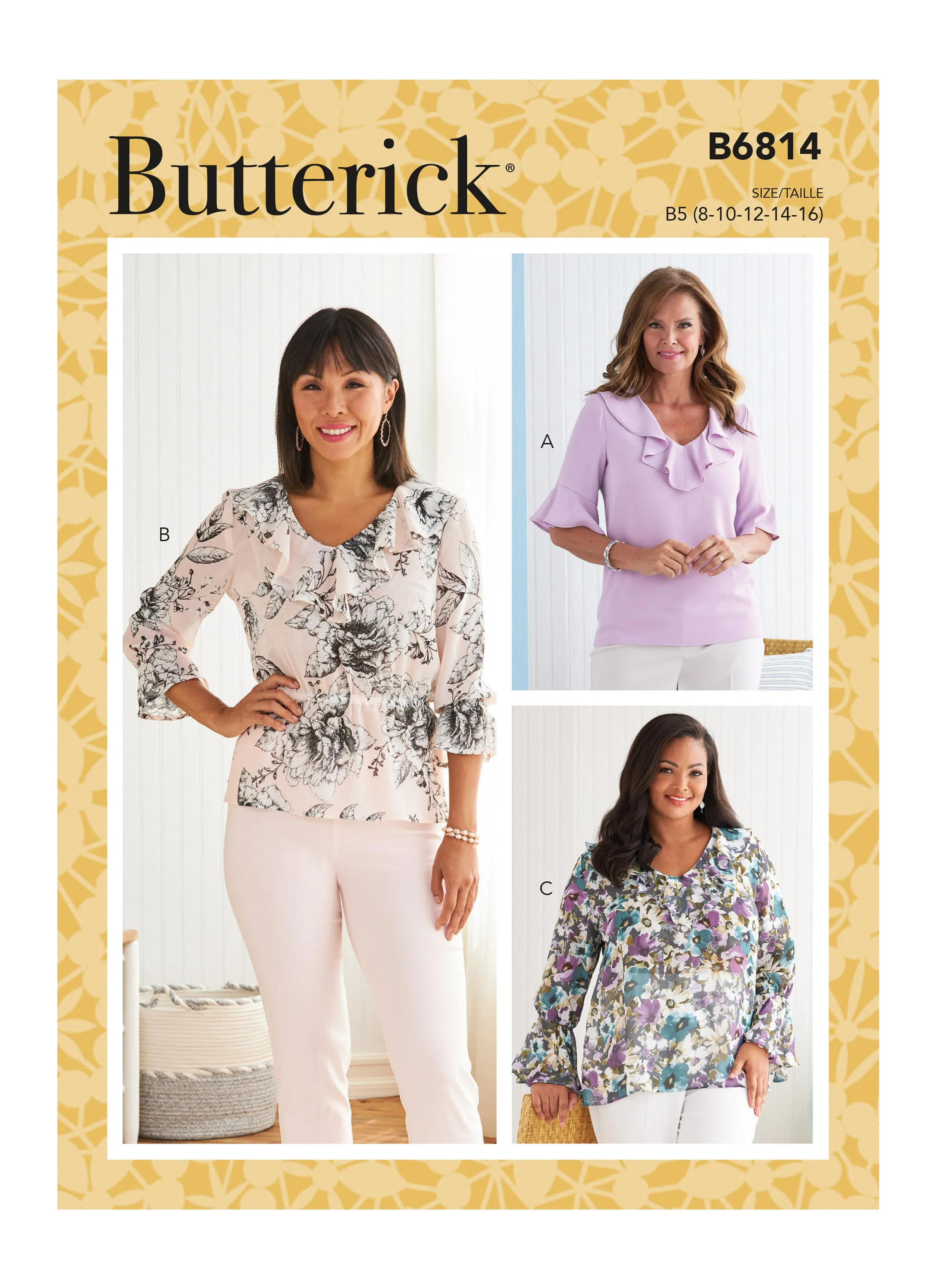 Butterick Pattern B6814 Misses' & Women's Top