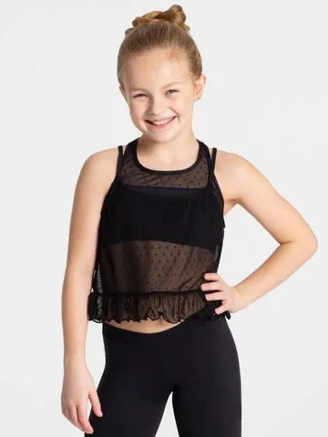 CAPEZIO 11329C FLOUNCY TANK