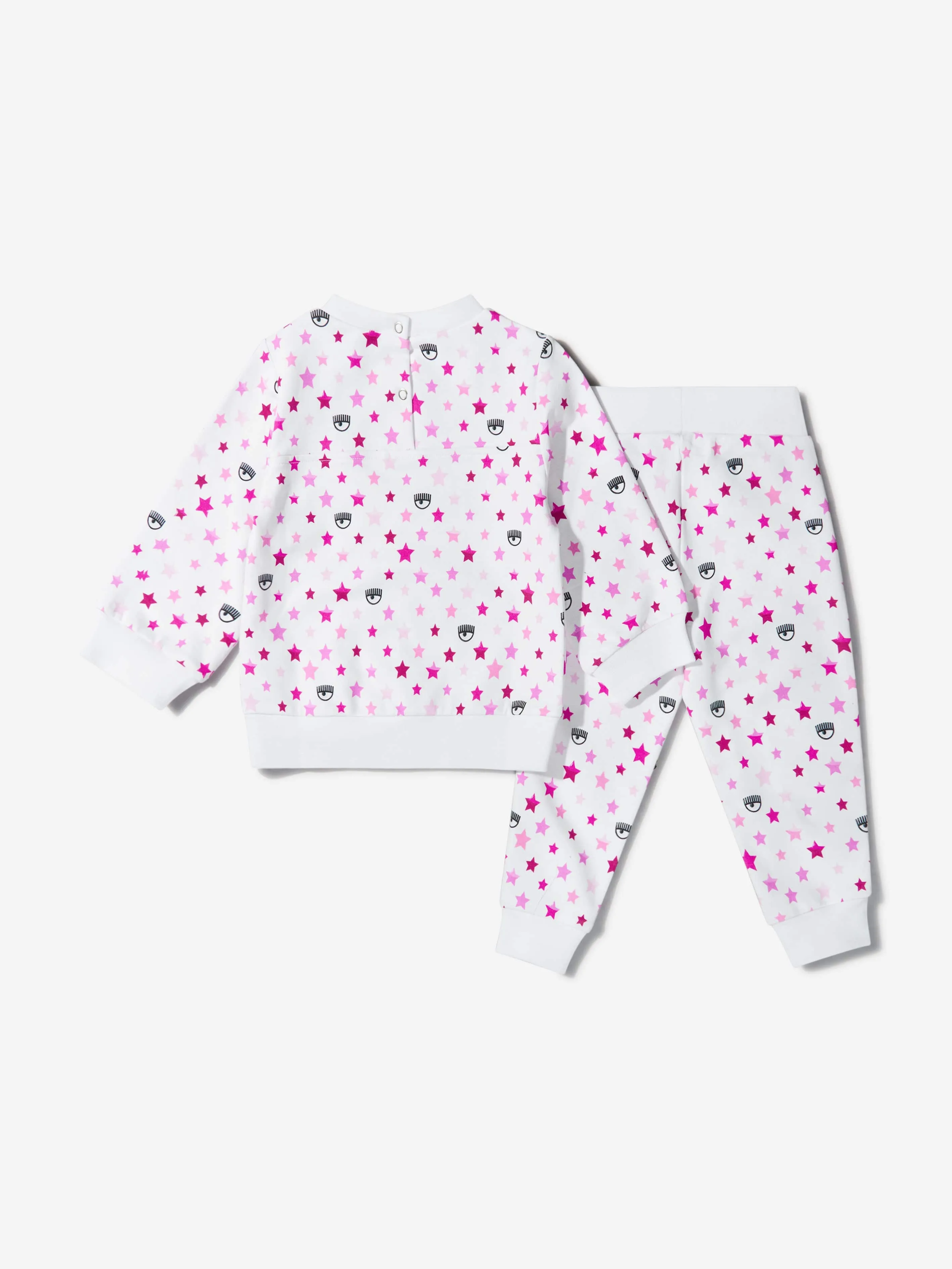 Chiara Ferragni Baby Girls Cotton Multi Print Tracksuit