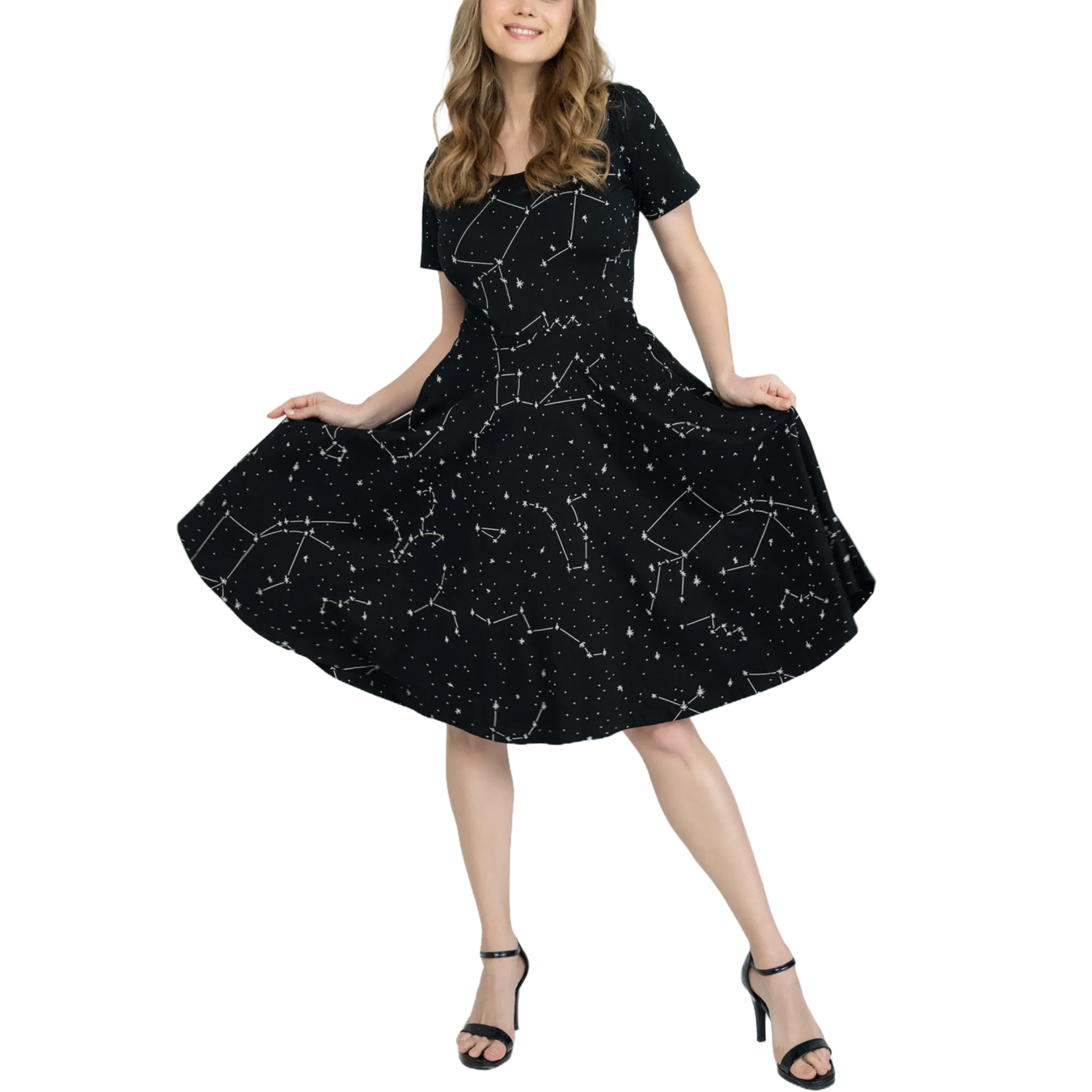 Constellations Glow-in-the-dark Twirl Dress