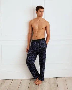 Crocodile Print Long Pyjama Bottoms