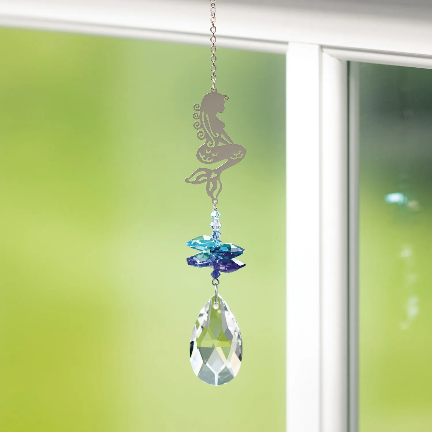Crystal Fantasy Suncatcher - Mermaid