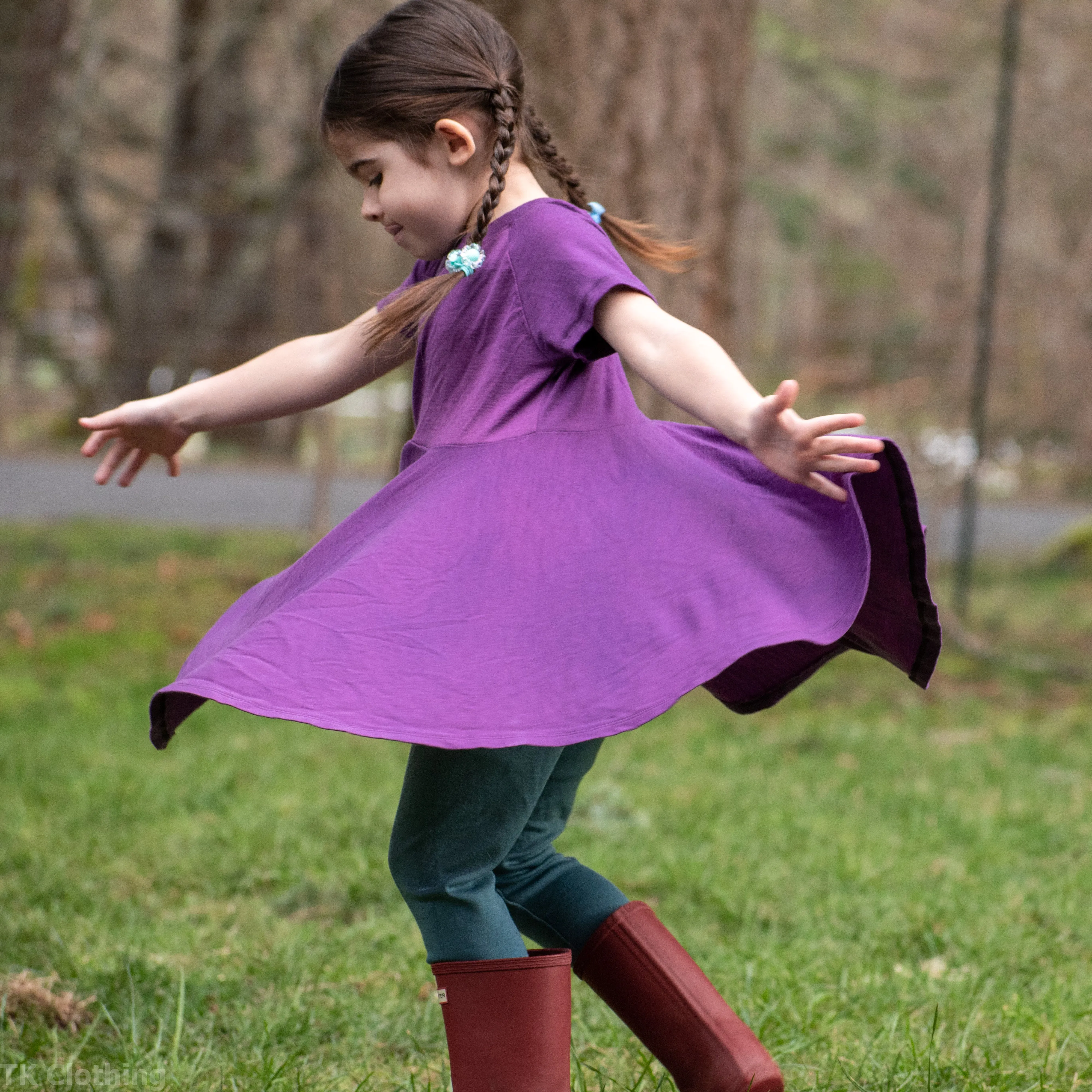 Custom Merino Wool Twirl Dress