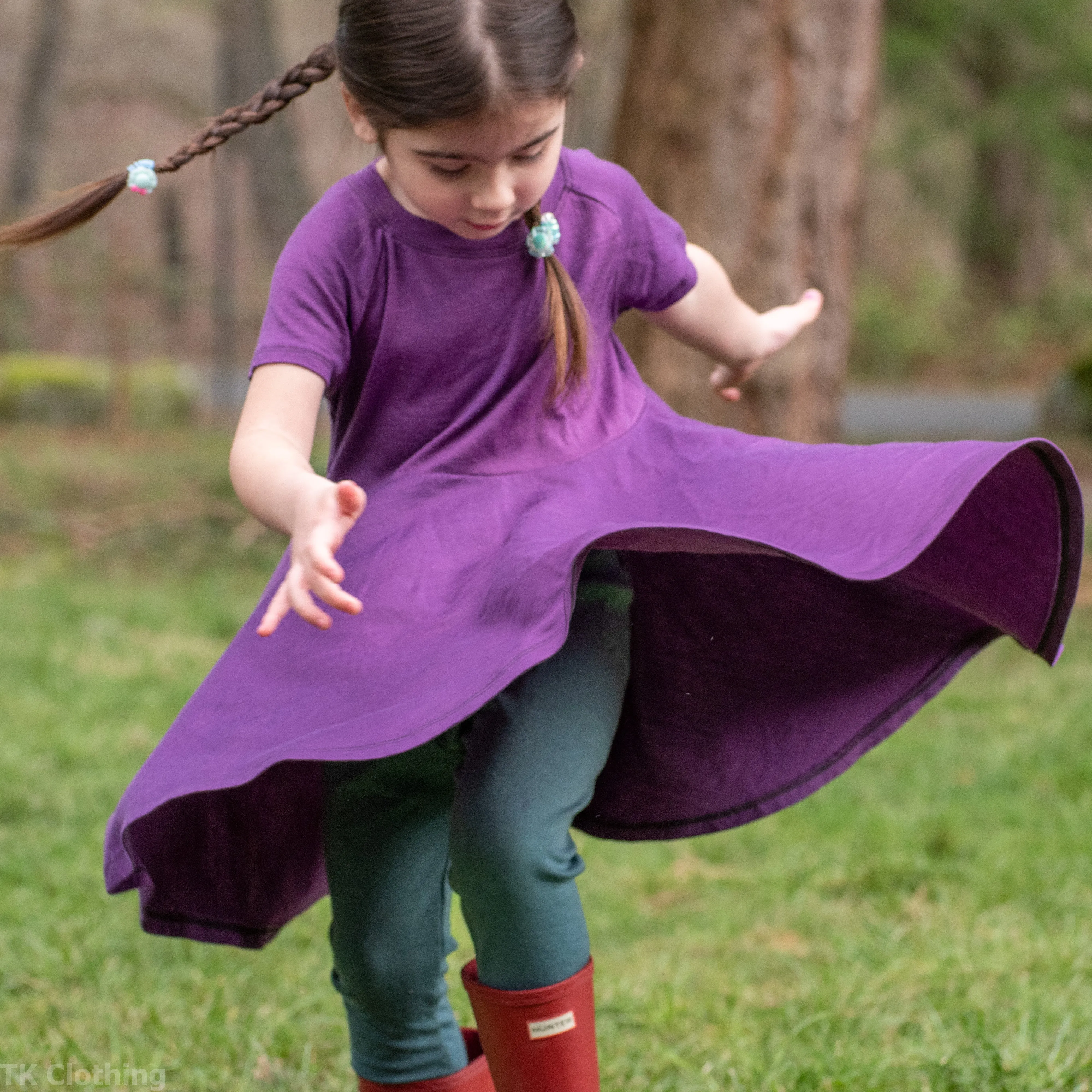 Custom Merino Wool Twirl Dress