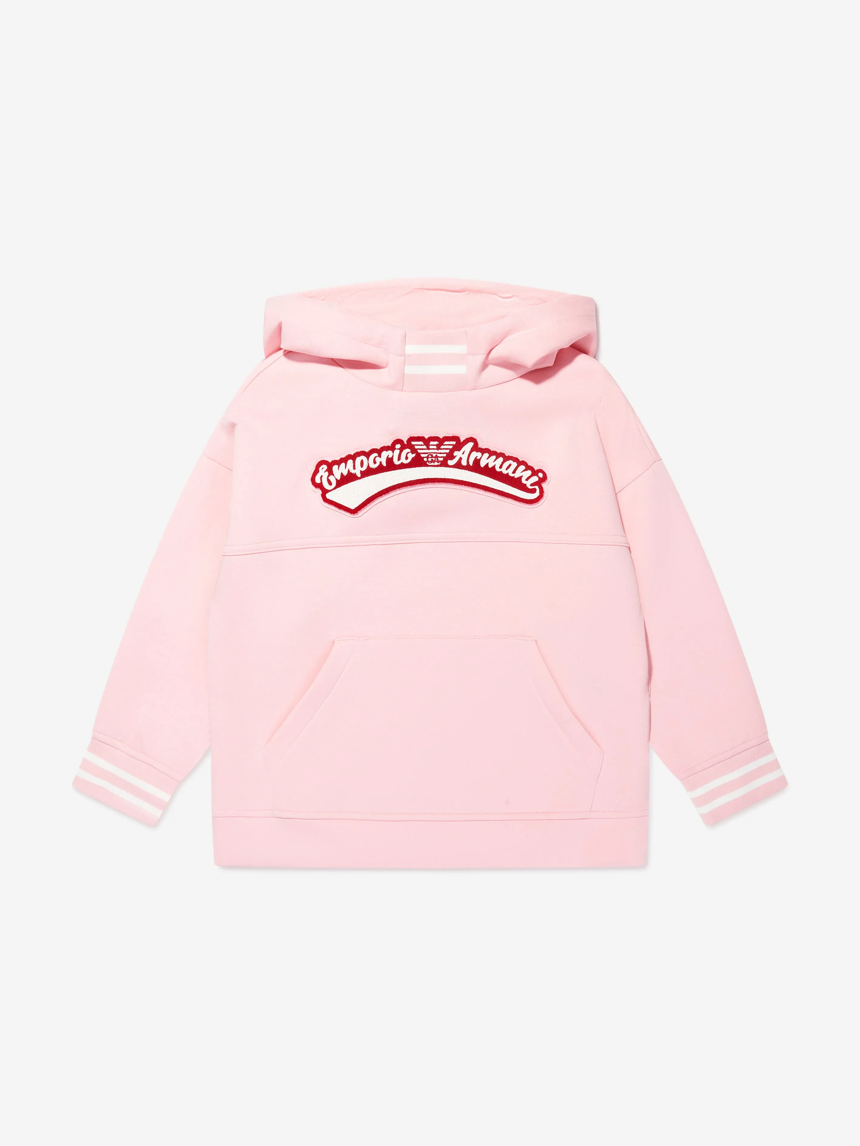 Emporio Armani Girls Logo Tracksuit in Pink