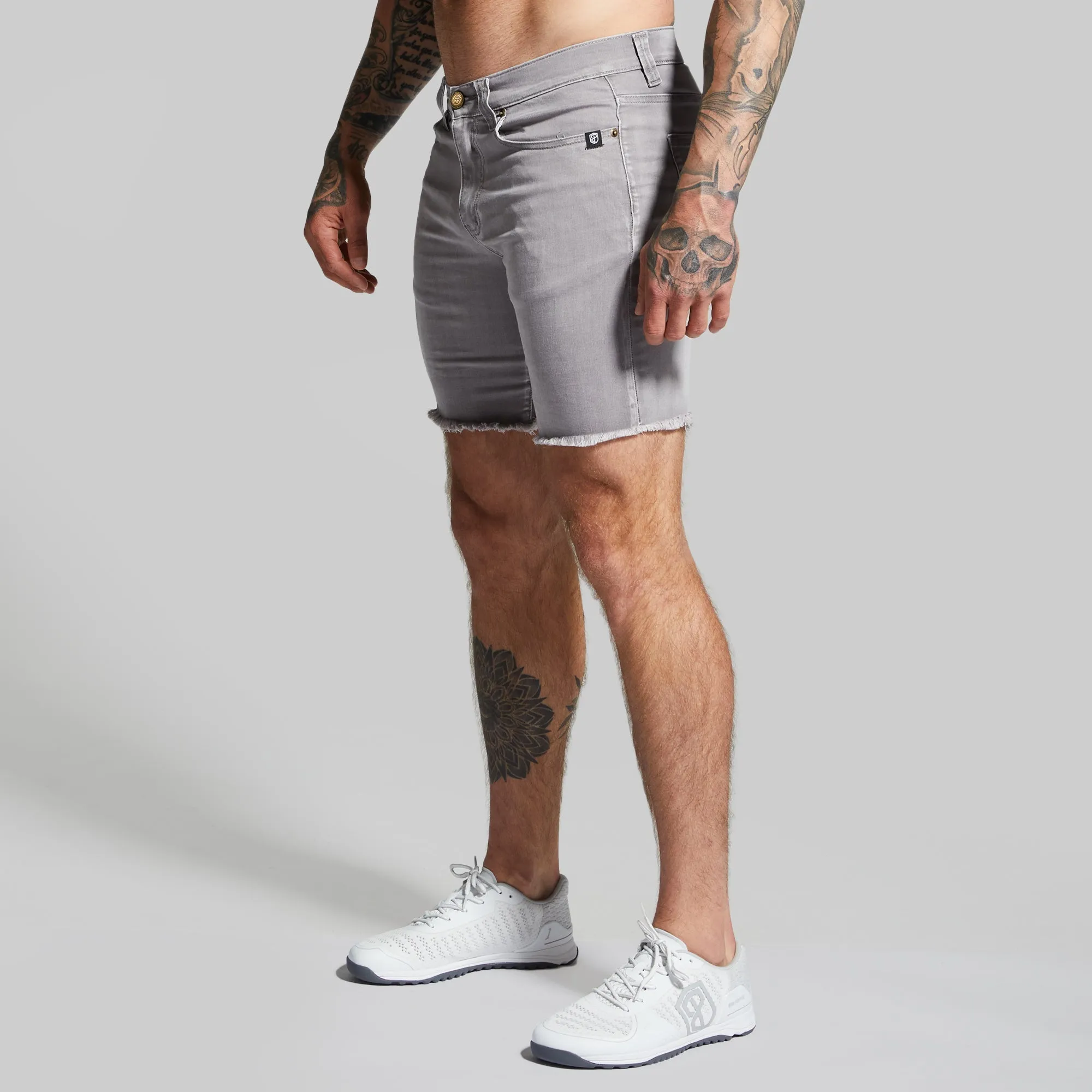 FLEX Stretchy Jorts (Grey)