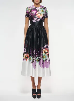 Floral Print Duchesse Dress