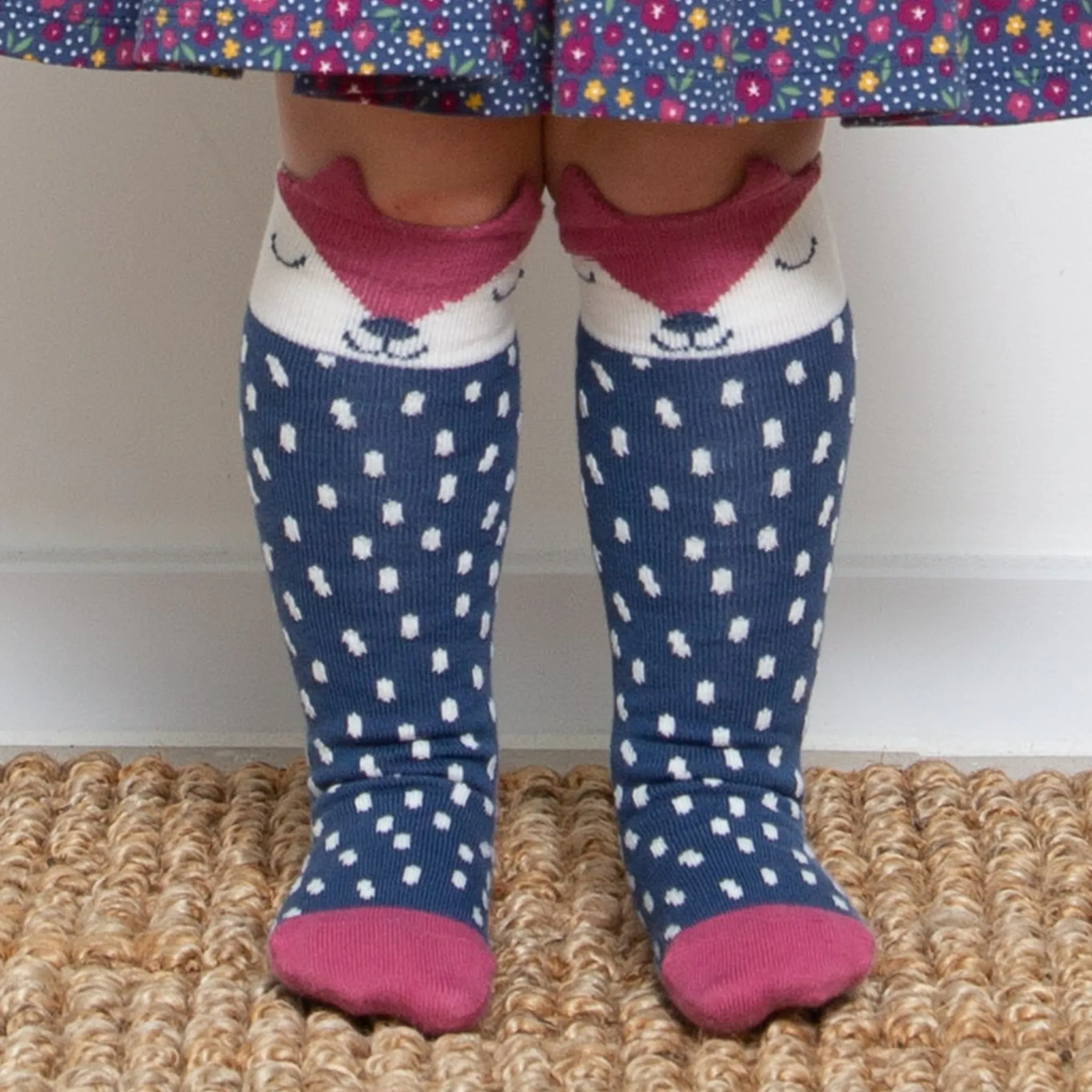 Foxy rainbow socks