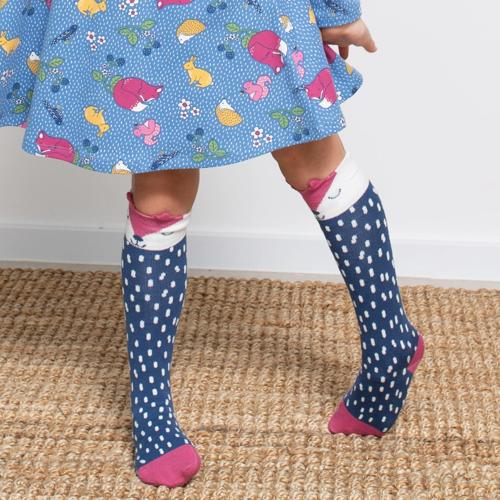 Foxy rainbow socks
