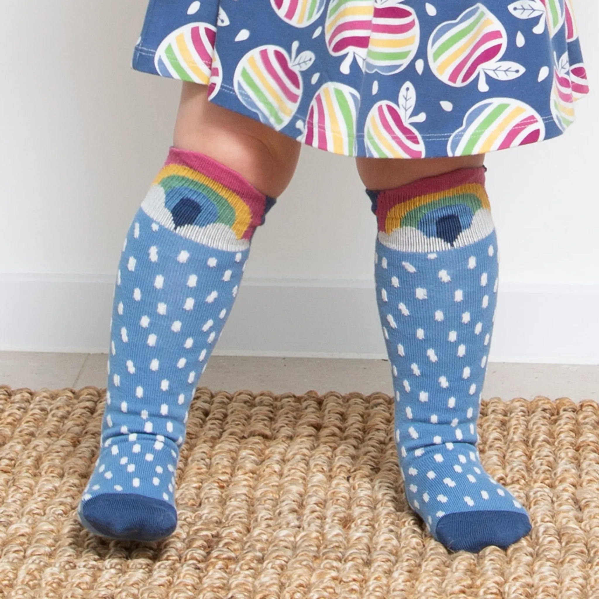 Foxy rainbow socks