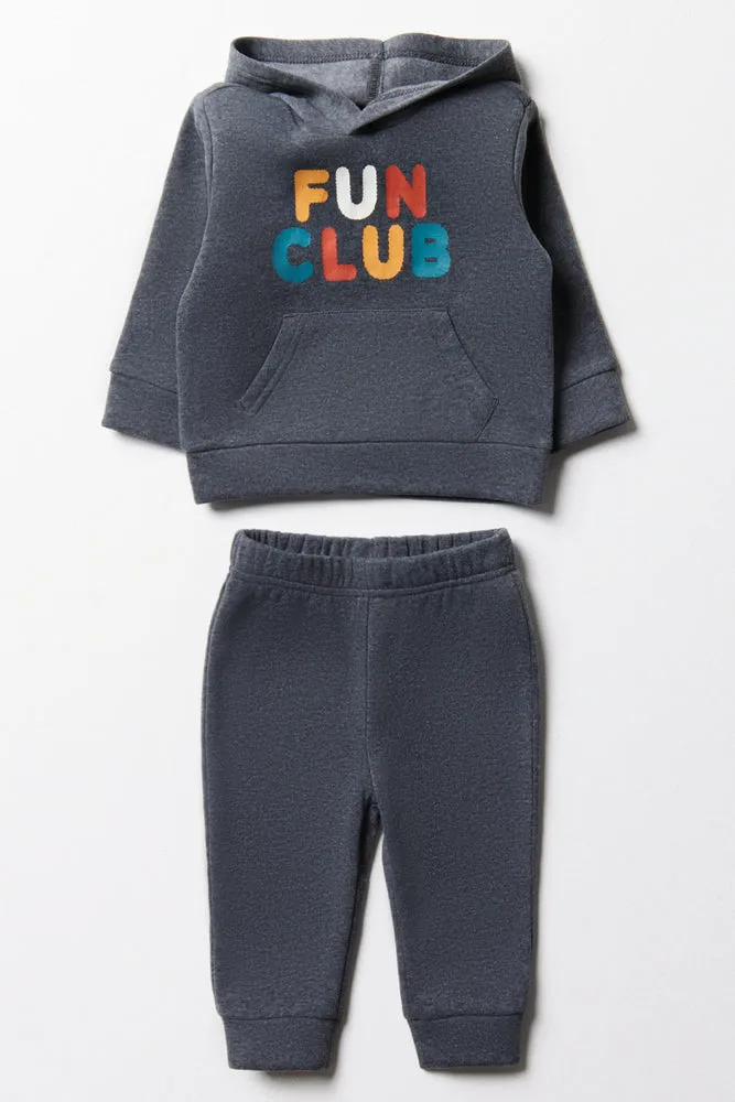 Fun Club Tracksuit Dark Grey