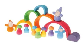 Grimms Sorting Game Rainbow Mushrooms