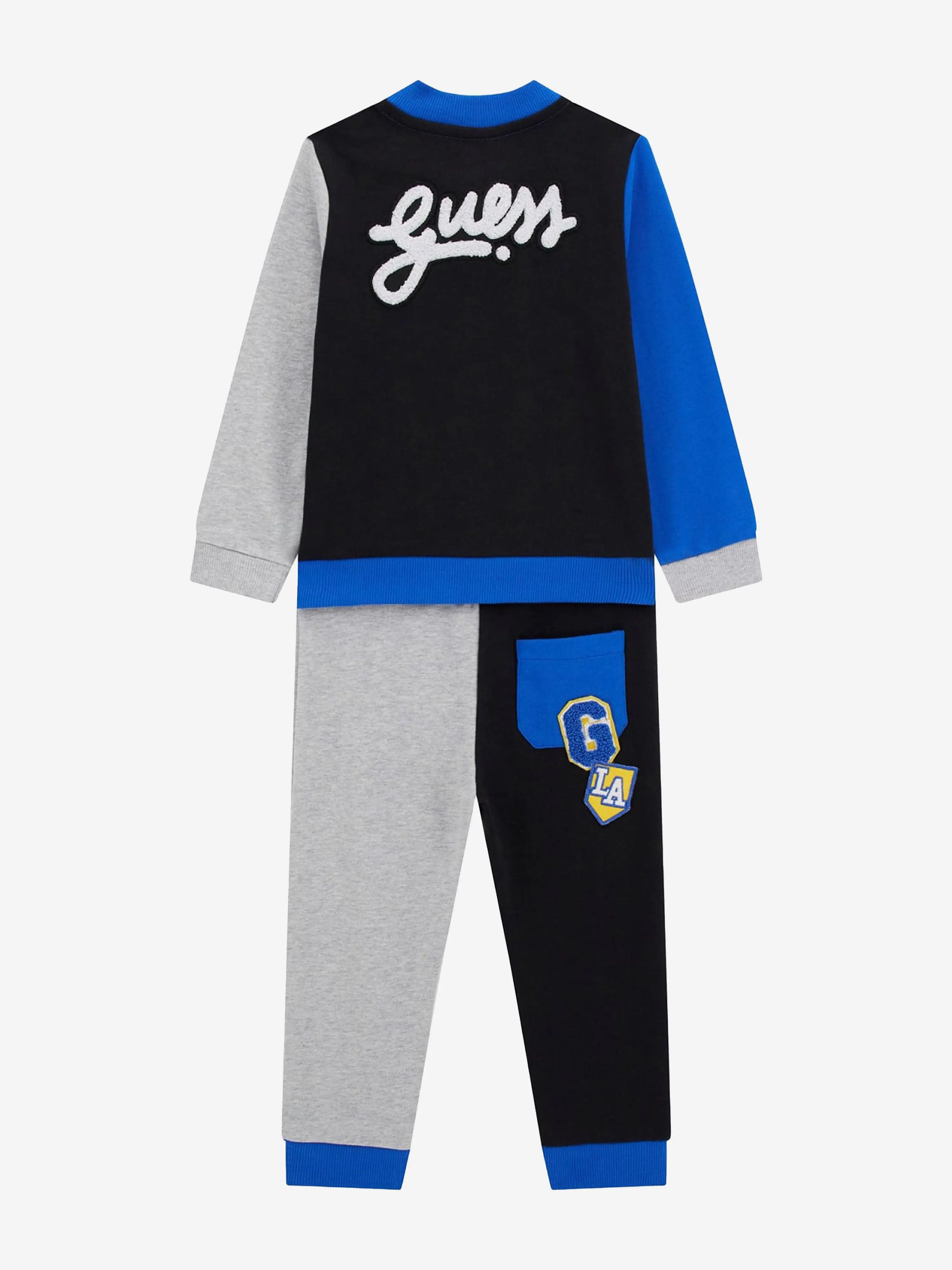 Guess Boys Colourblock Tracksuit in Multicolour