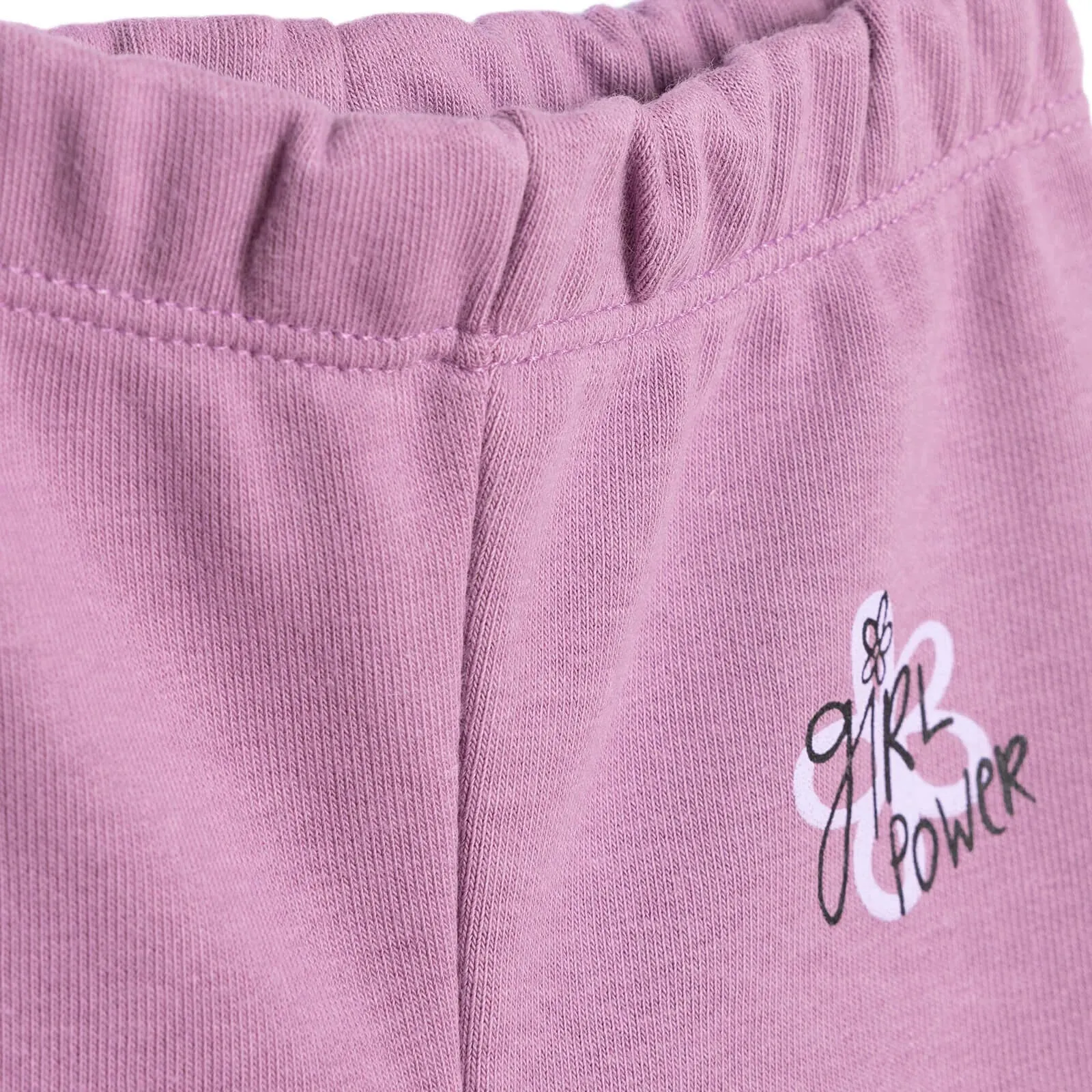 HelloBaby Baby Girl Basic Joggers - Purple