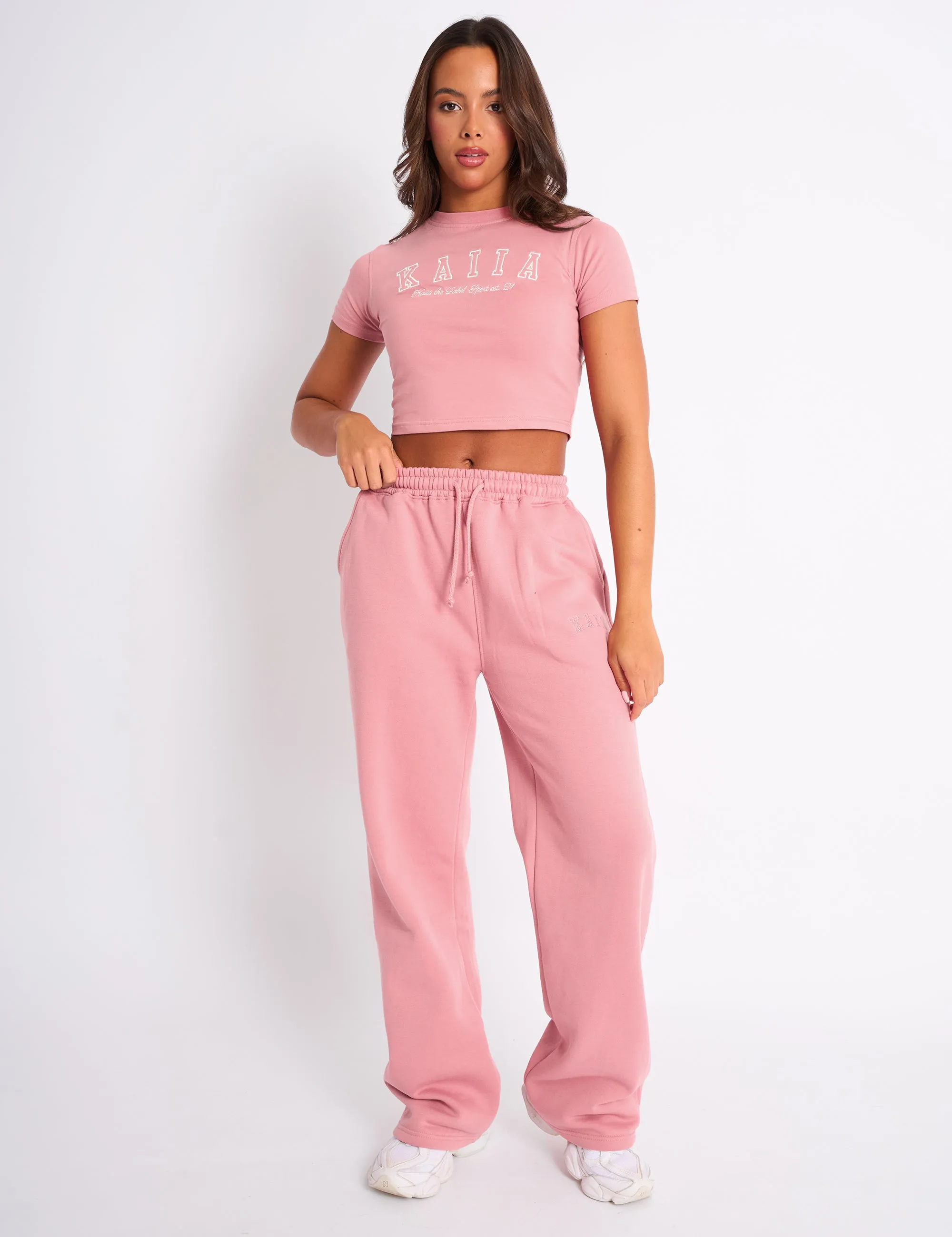 Kaiia Logo Baby Tee Blusher