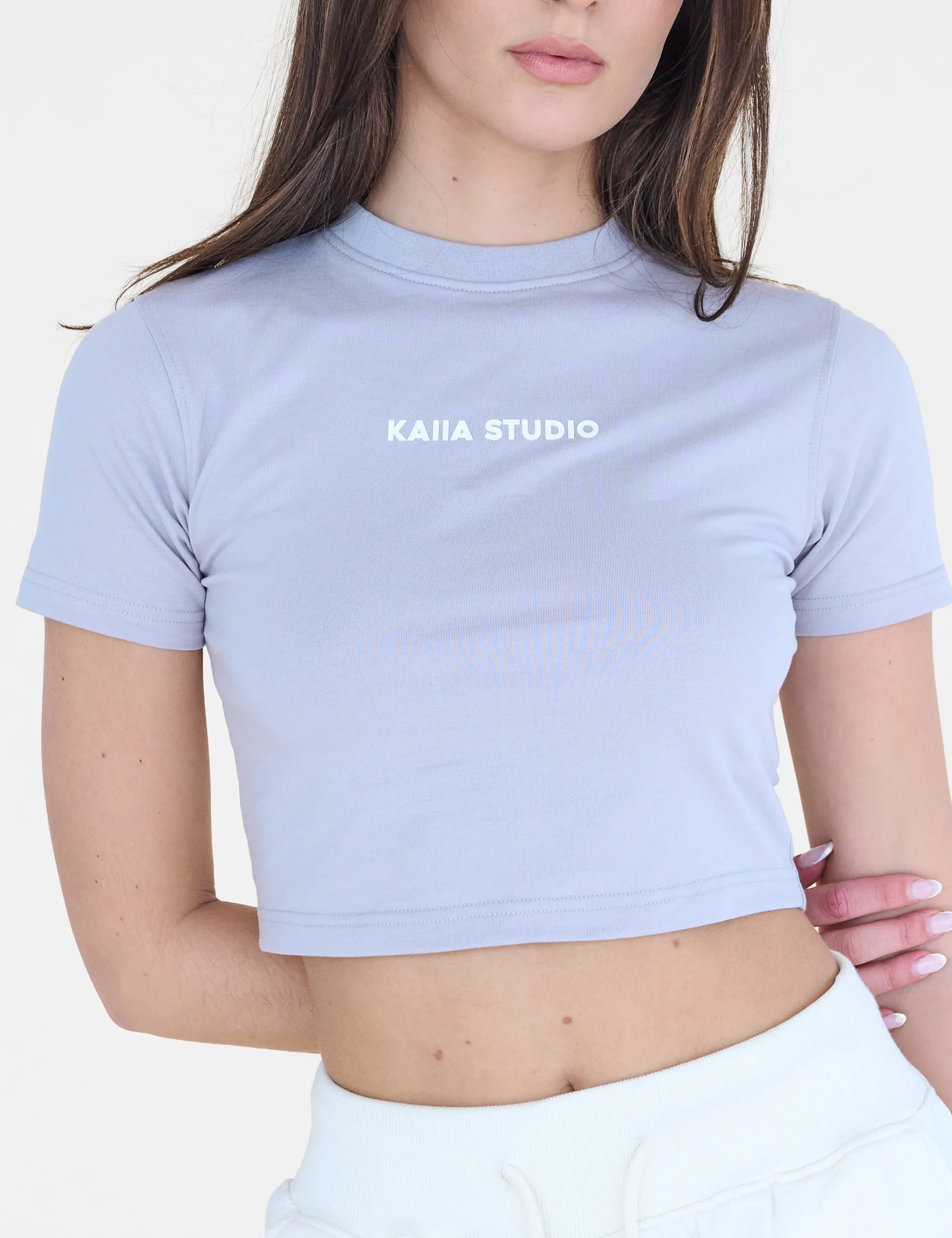 Kaiia Studio Baby Tee Grey