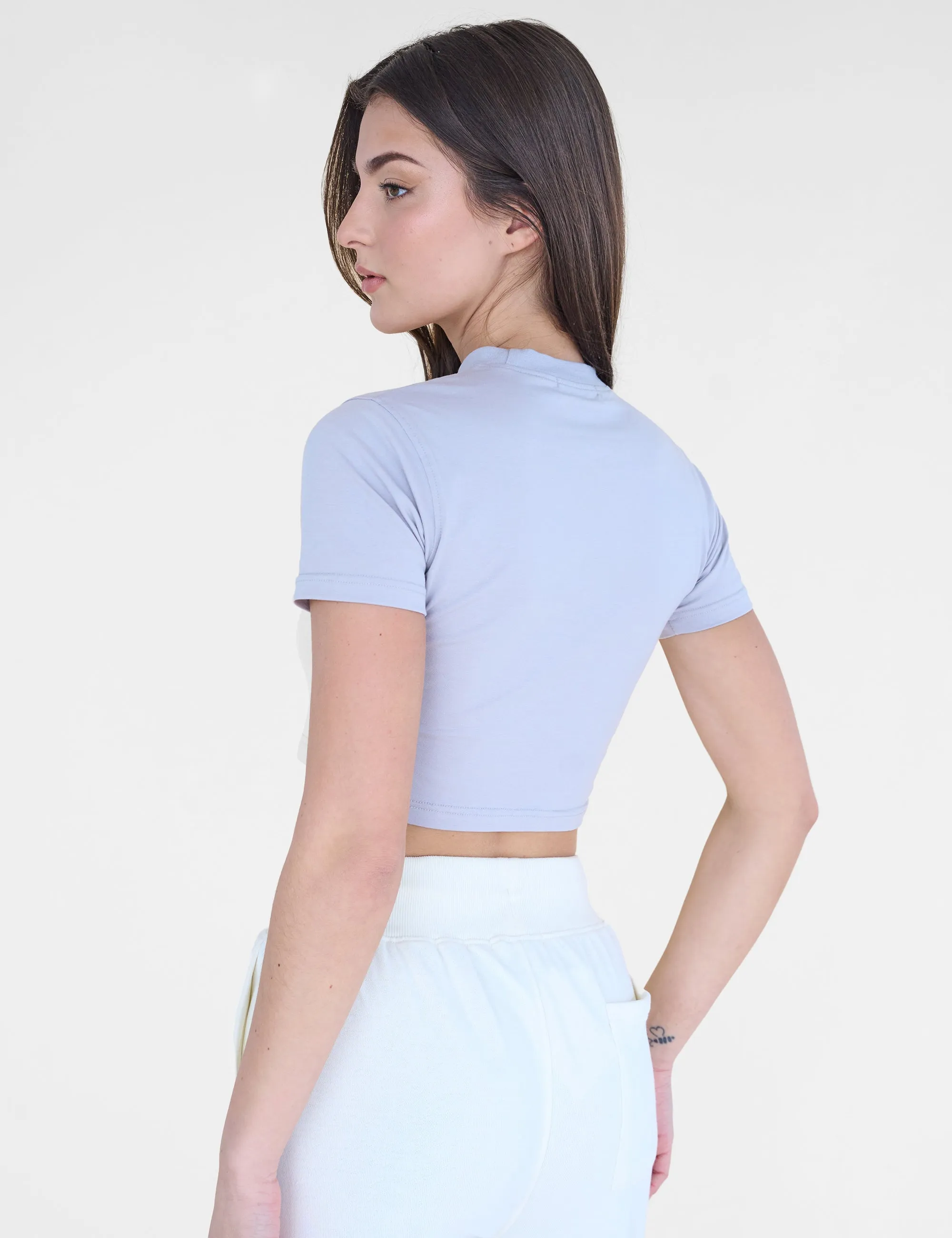 Kaiia Studio Baby Tee Grey
