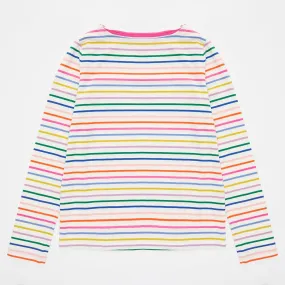 Kids Rainbow Bright Stripe Top