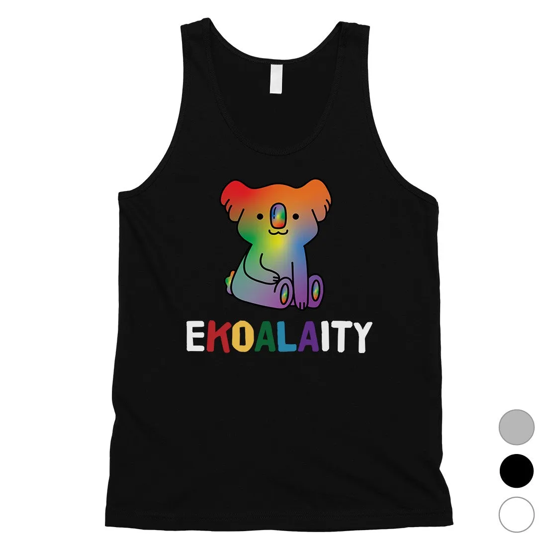 LGBT Ekoalaity Koala Rainbow Mens Tank Top