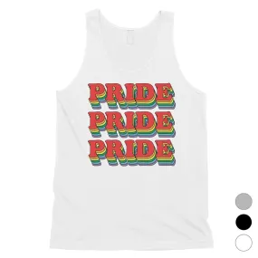 LGBT Pride X3 Rainbow Mens Tank Top