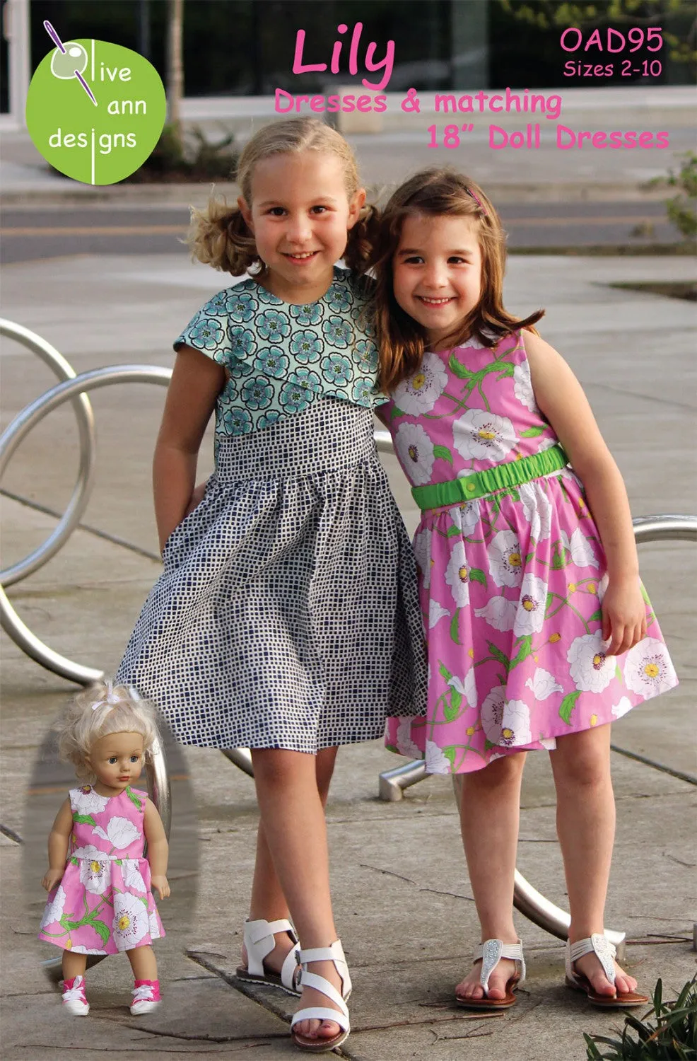Lily Dresses & Matching Doll Dresses Sewing Pattern