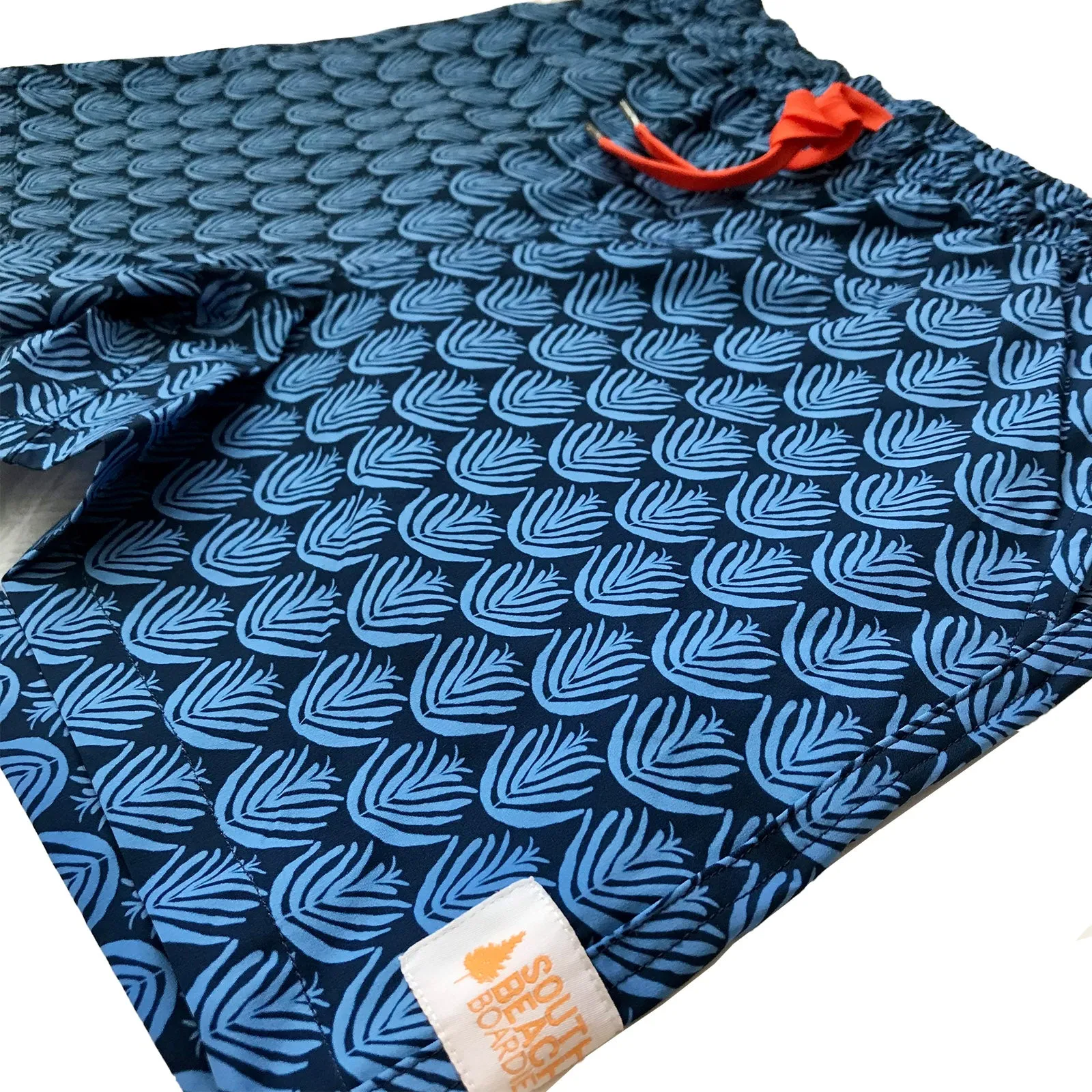Men's Stretchy Trunks: Bluebush