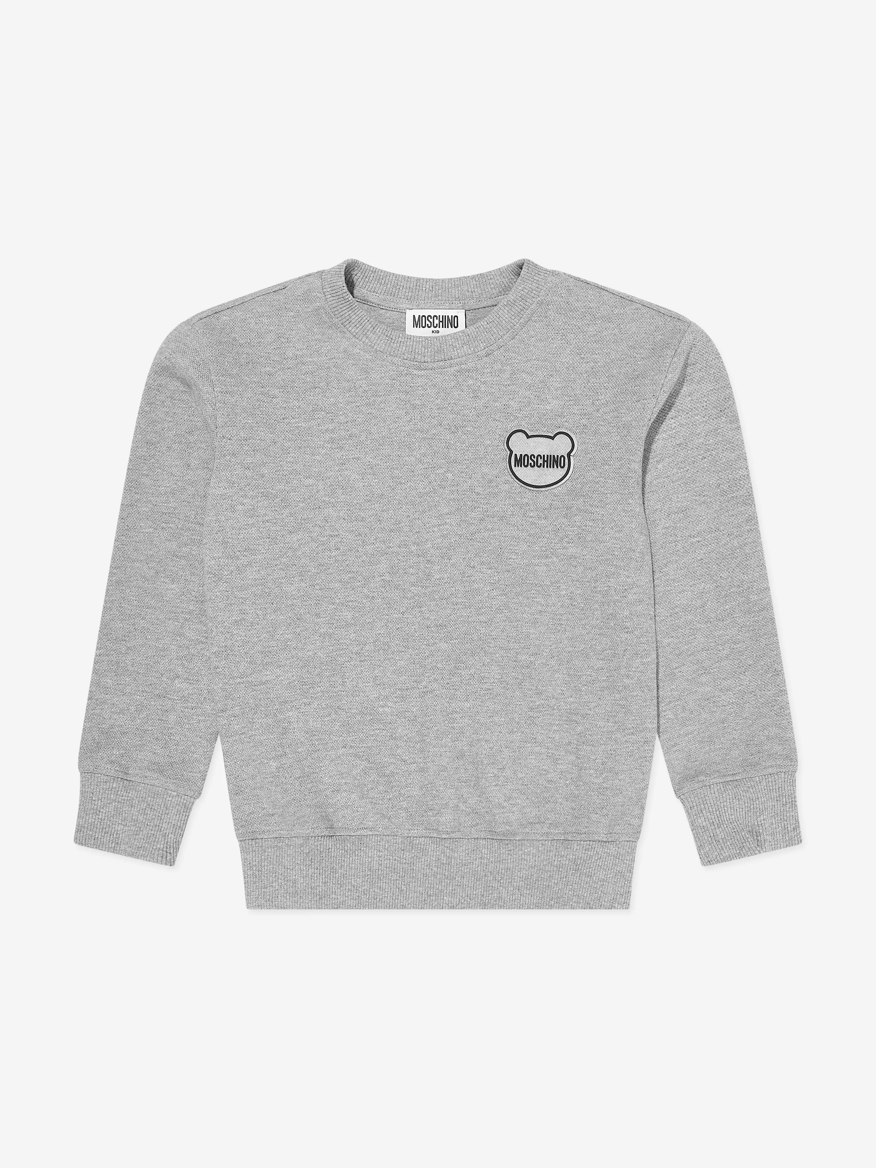 Moschino Kids Bear Logo Tracksuit in Grey