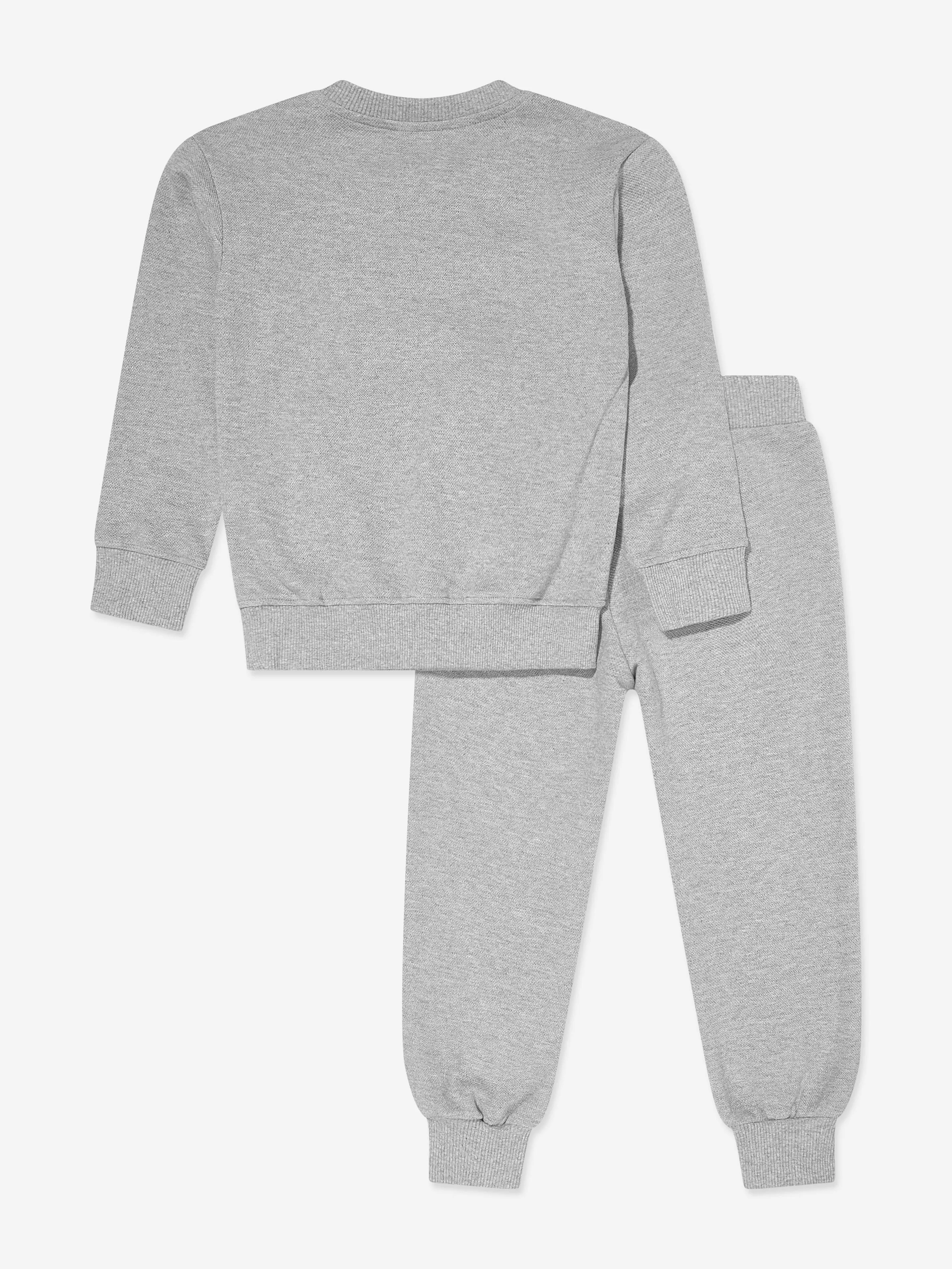 Moschino Kids Bear Logo Tracksuit in Grey