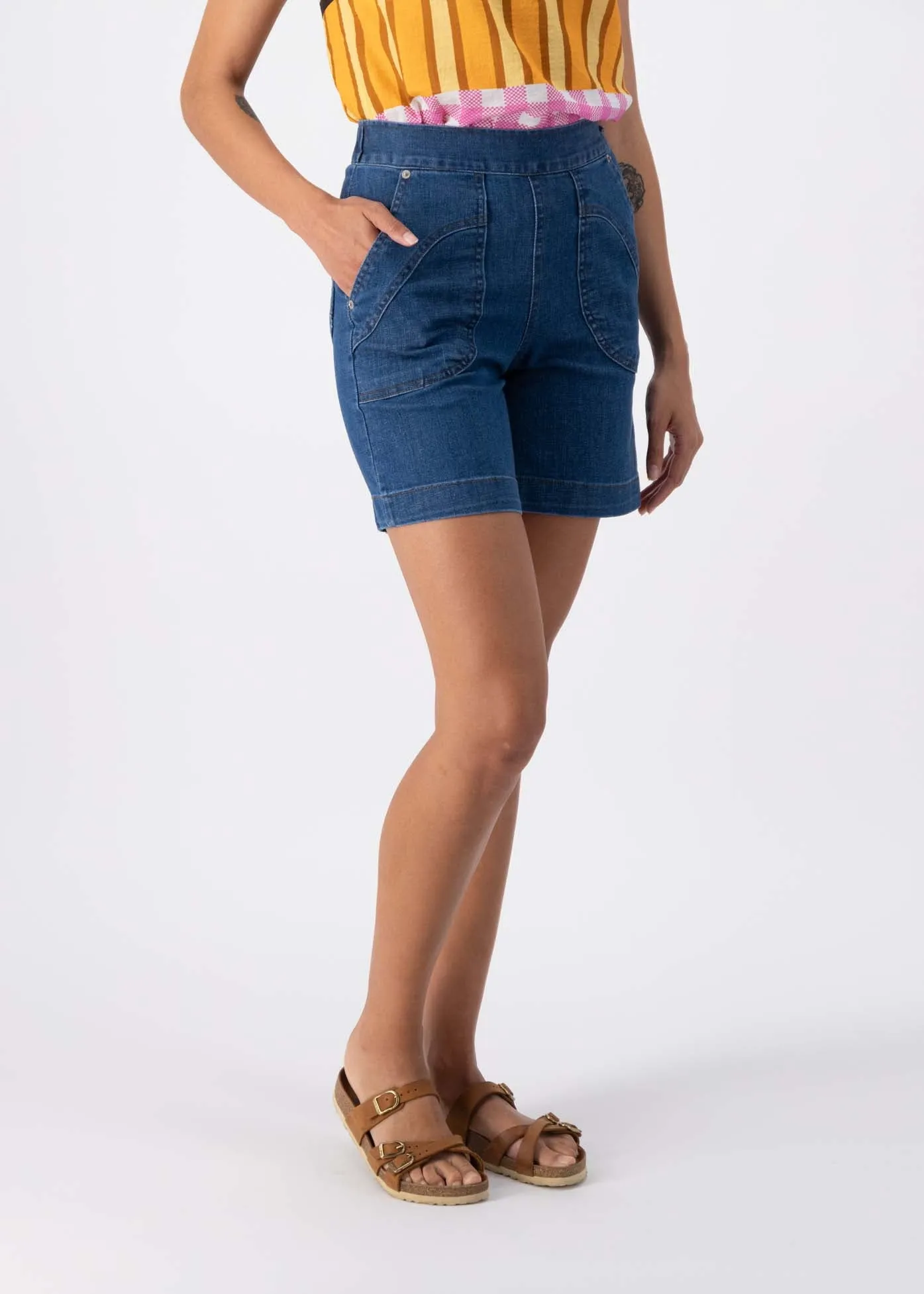 Peggy Shorts Original Wash in Denim