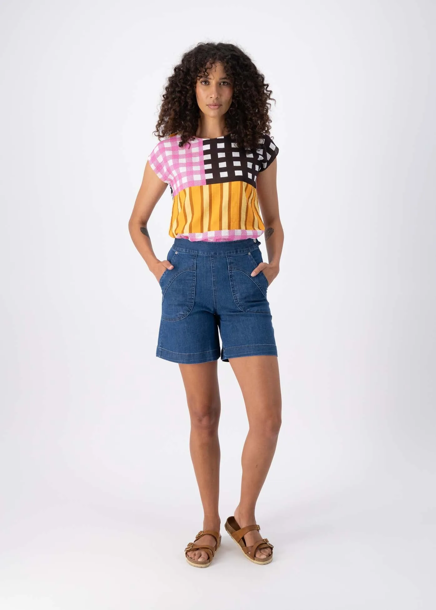 Peggy Shorts Original Wash in Denim