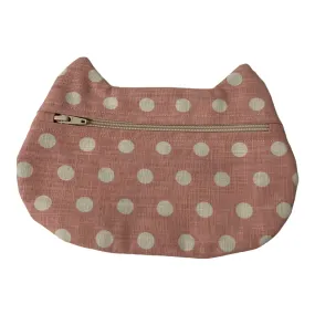 PINK CAT ZIPPER BAG