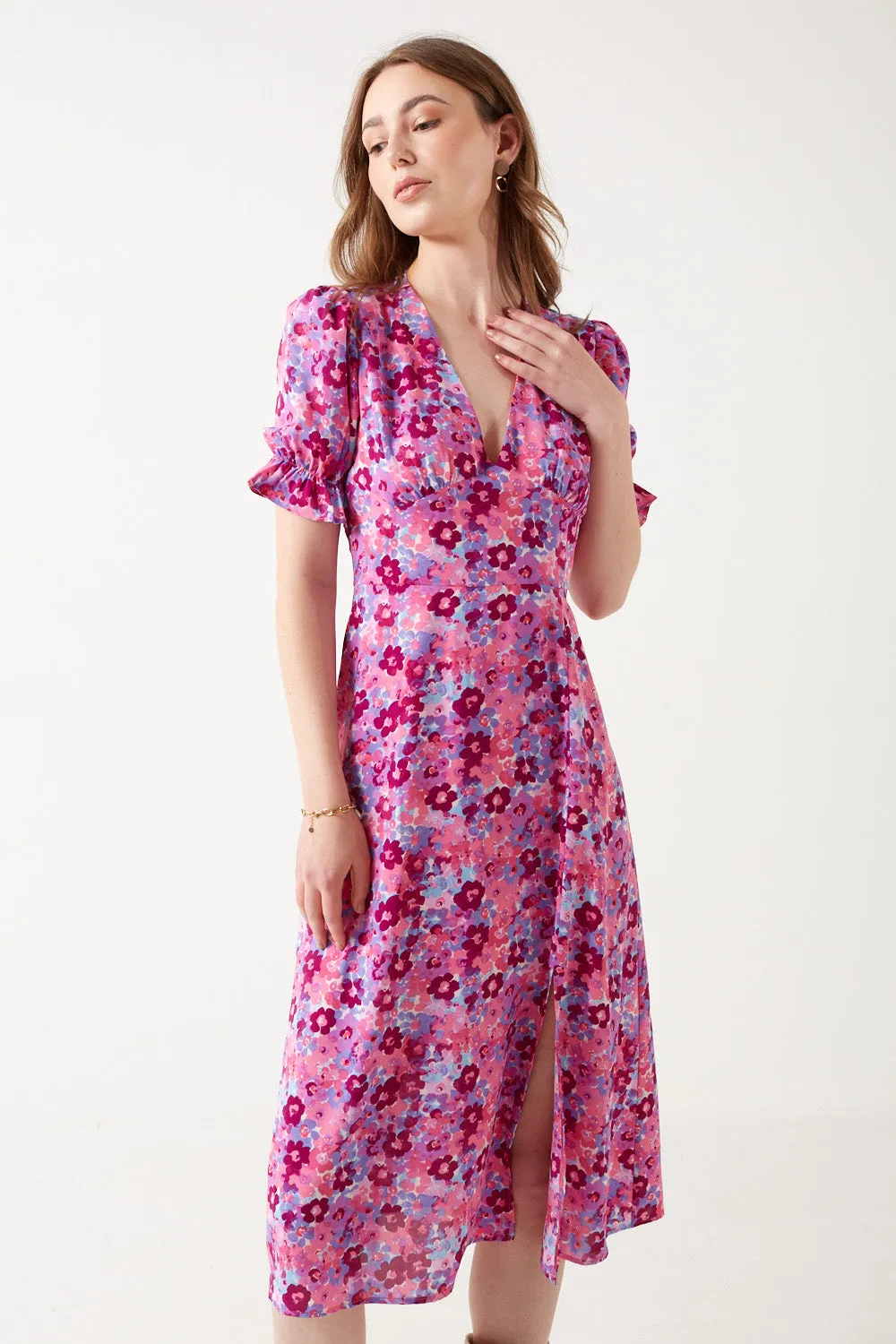 Pixie Daisy Ana Ruffle Sleeves Dress