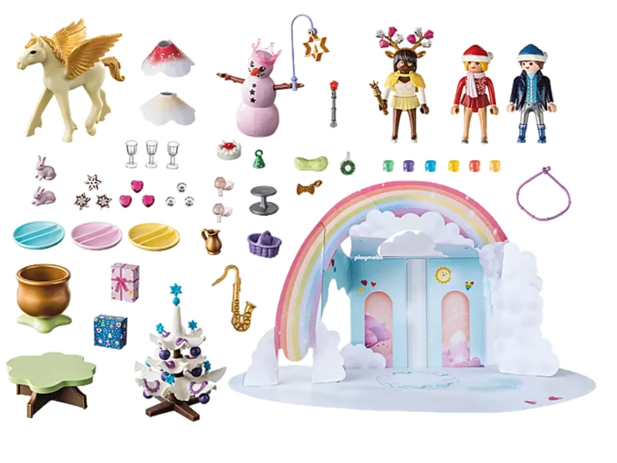 Playmobil Advent Calendar - Christmas under the Rainbow 71348