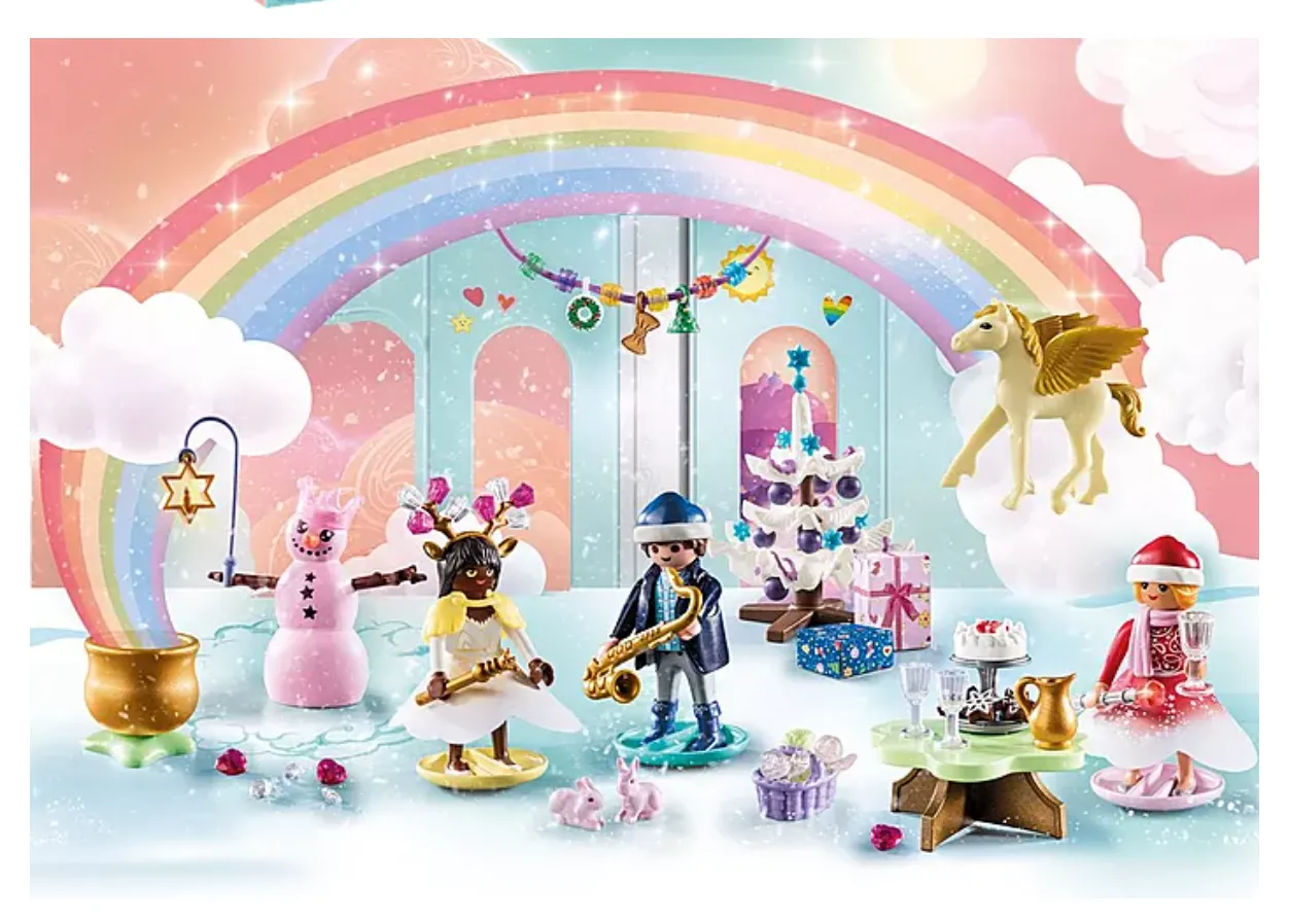 Playmobil Advent Calendar - Christmas under the Rainbow 71348